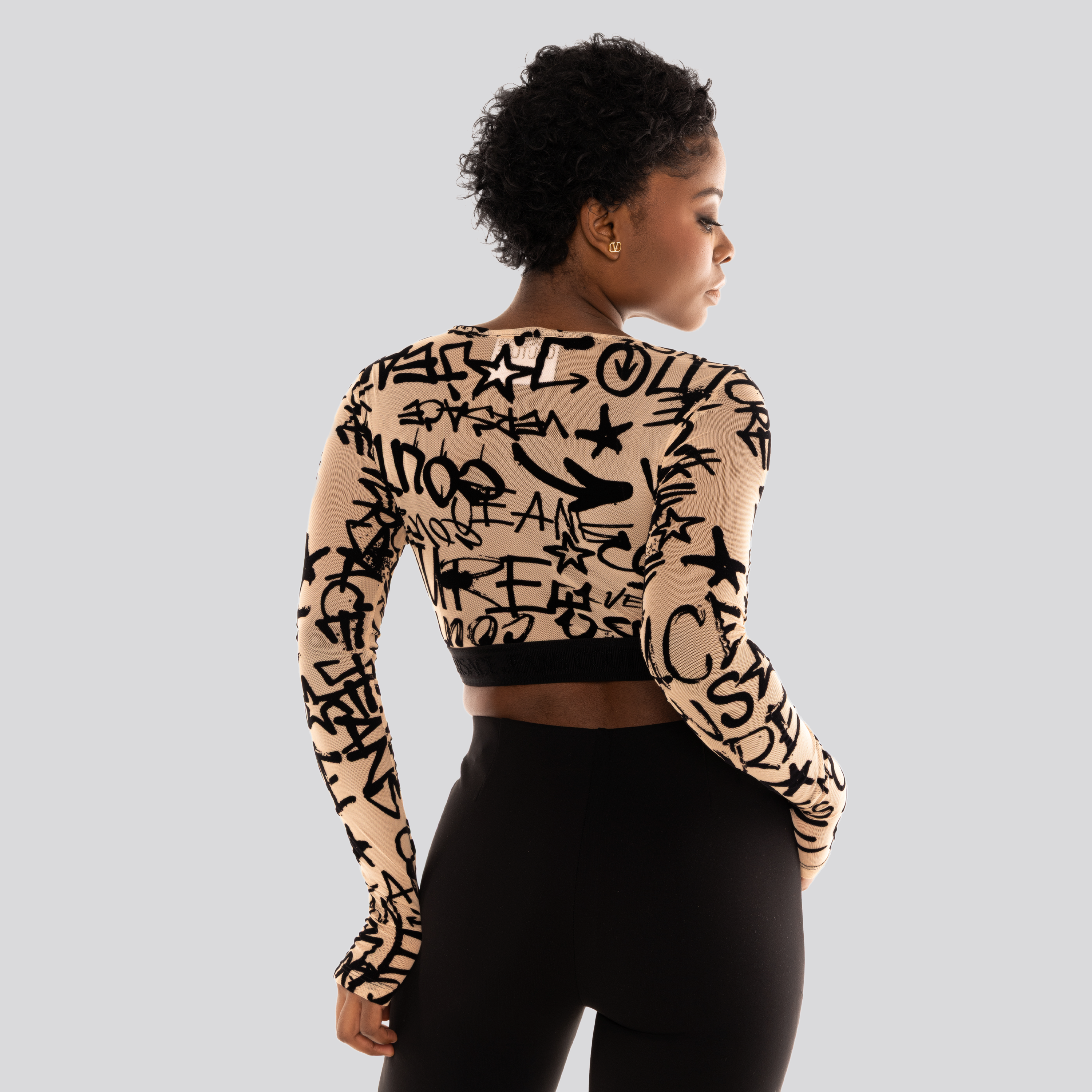 Top Beige Versace Jeans Couture