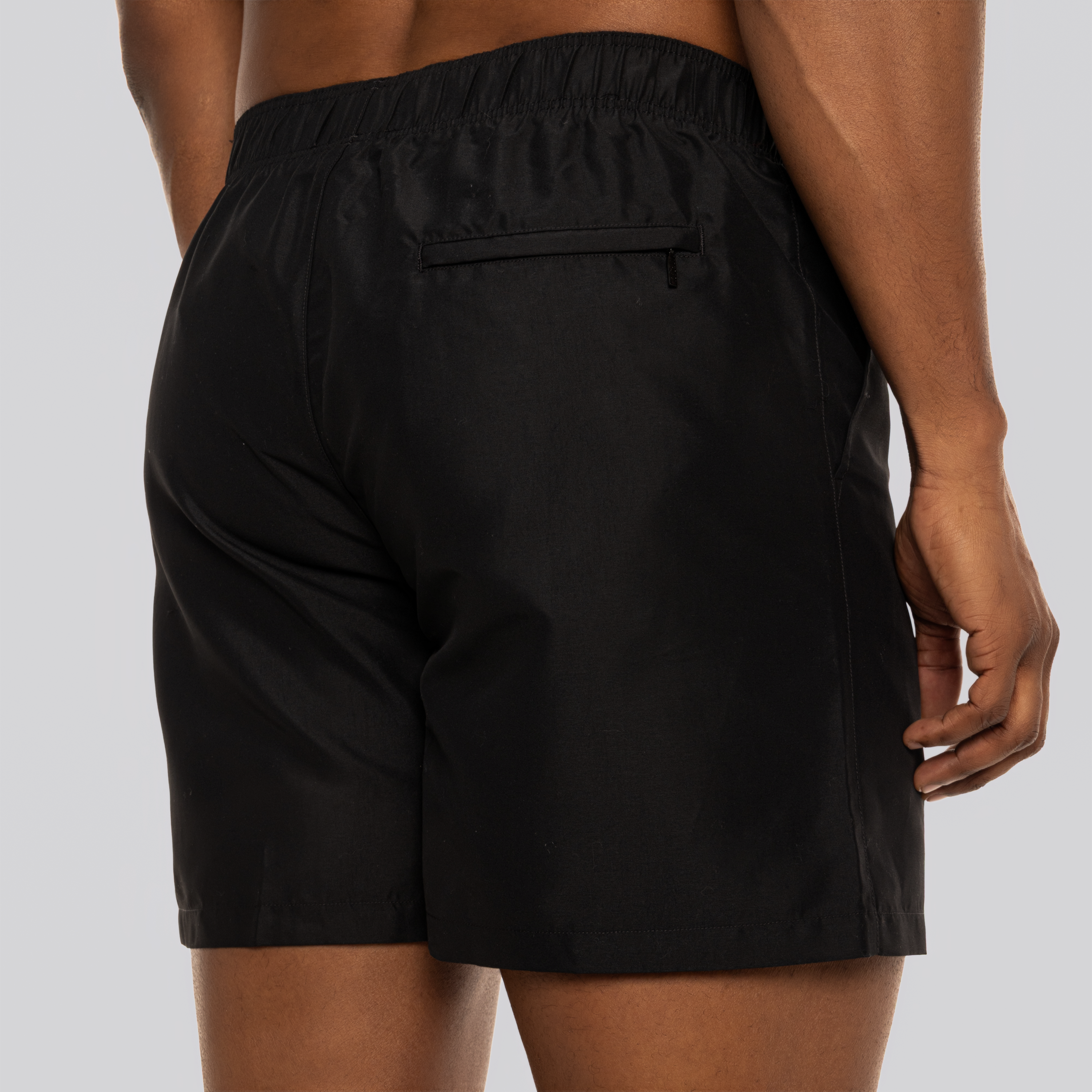 Pantaloneta Negra Versace Plaque