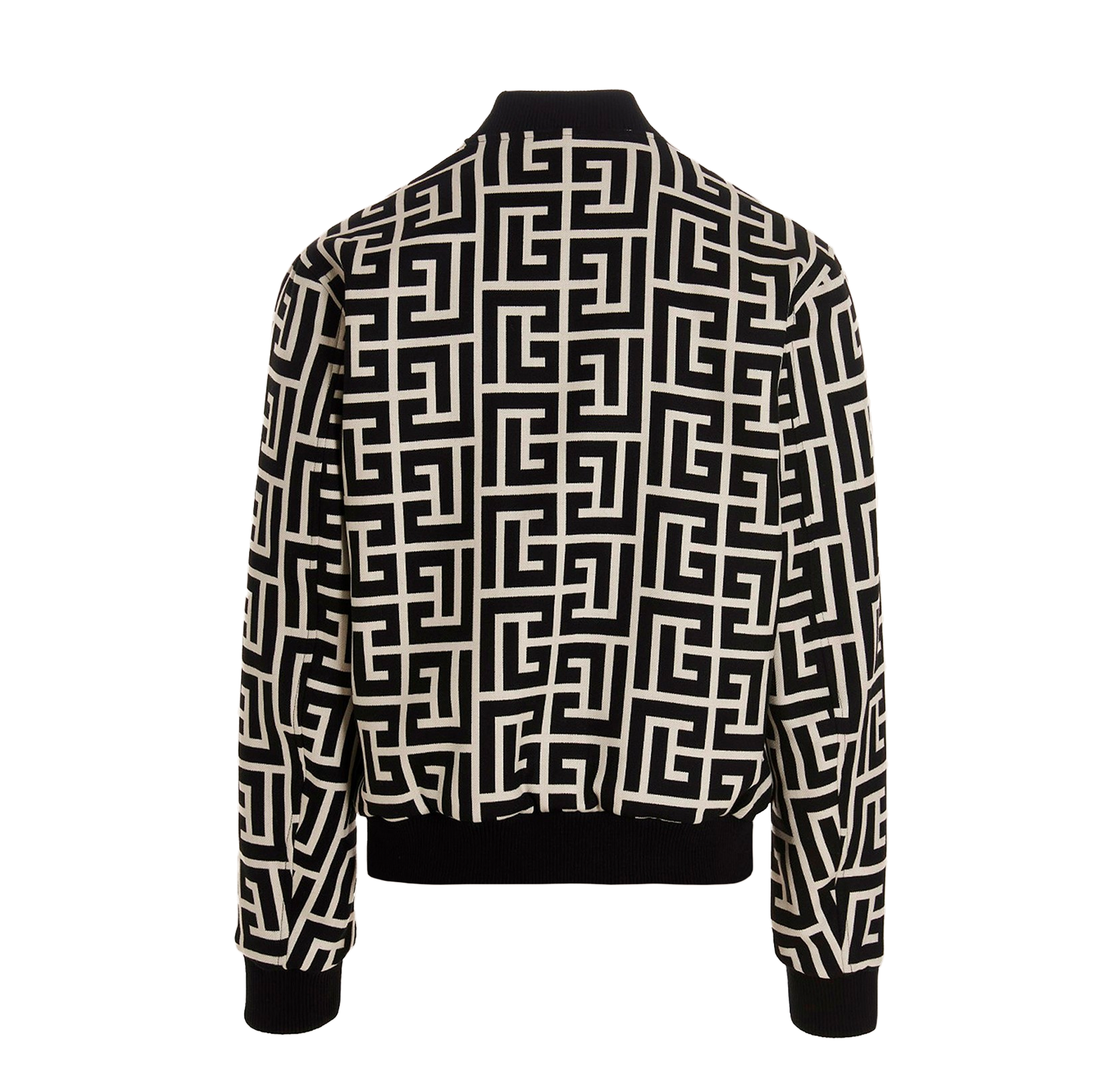 Chaqueta Negro Balmain Logo Reversible