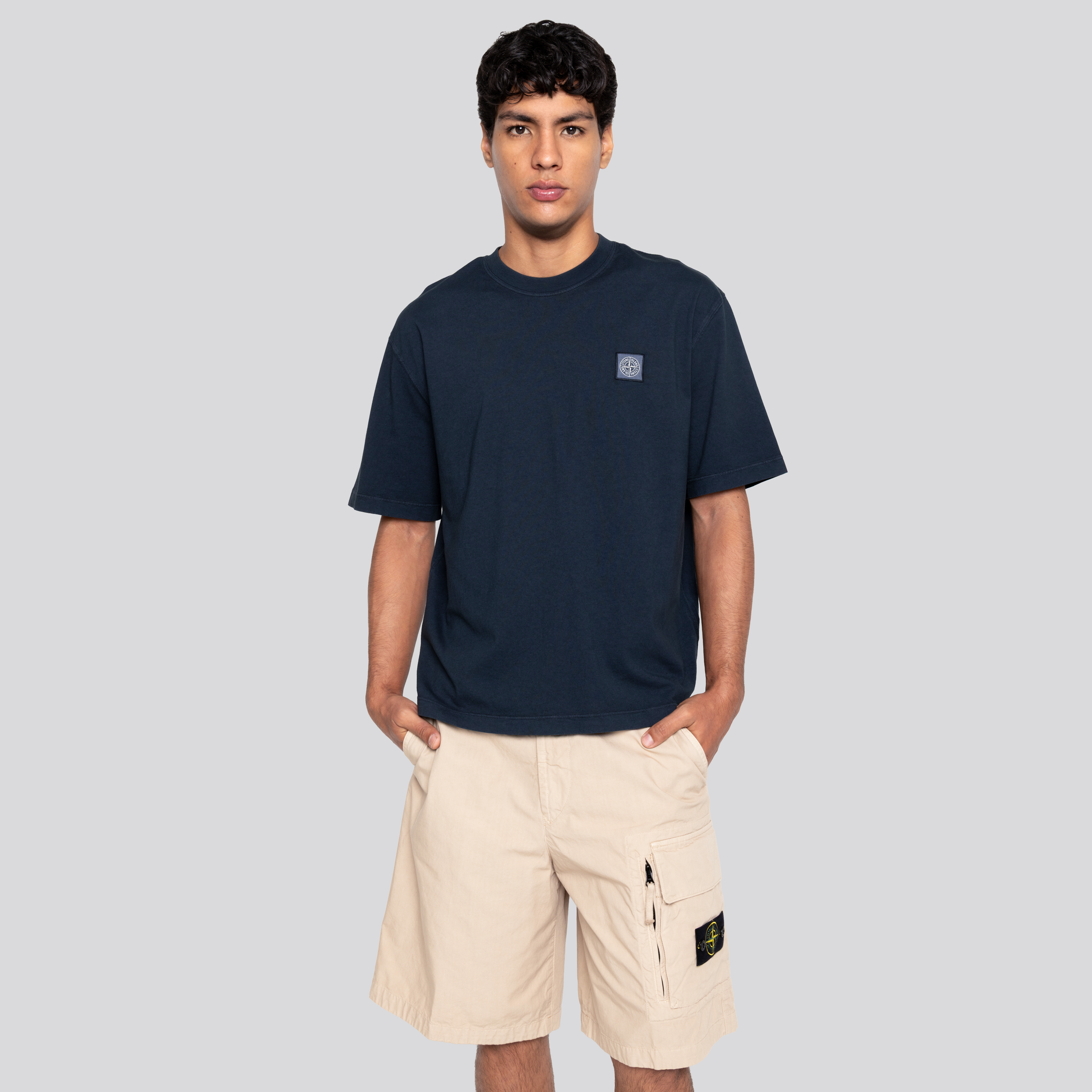 Camiseta Azul Stone Island Compass
