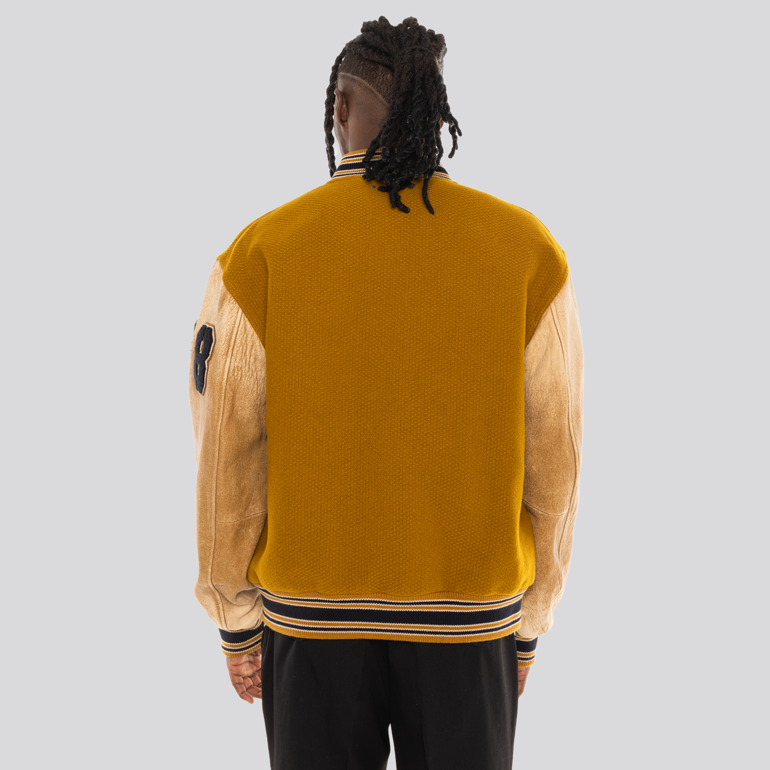 Chaqueta Camel Golden Goose Patches