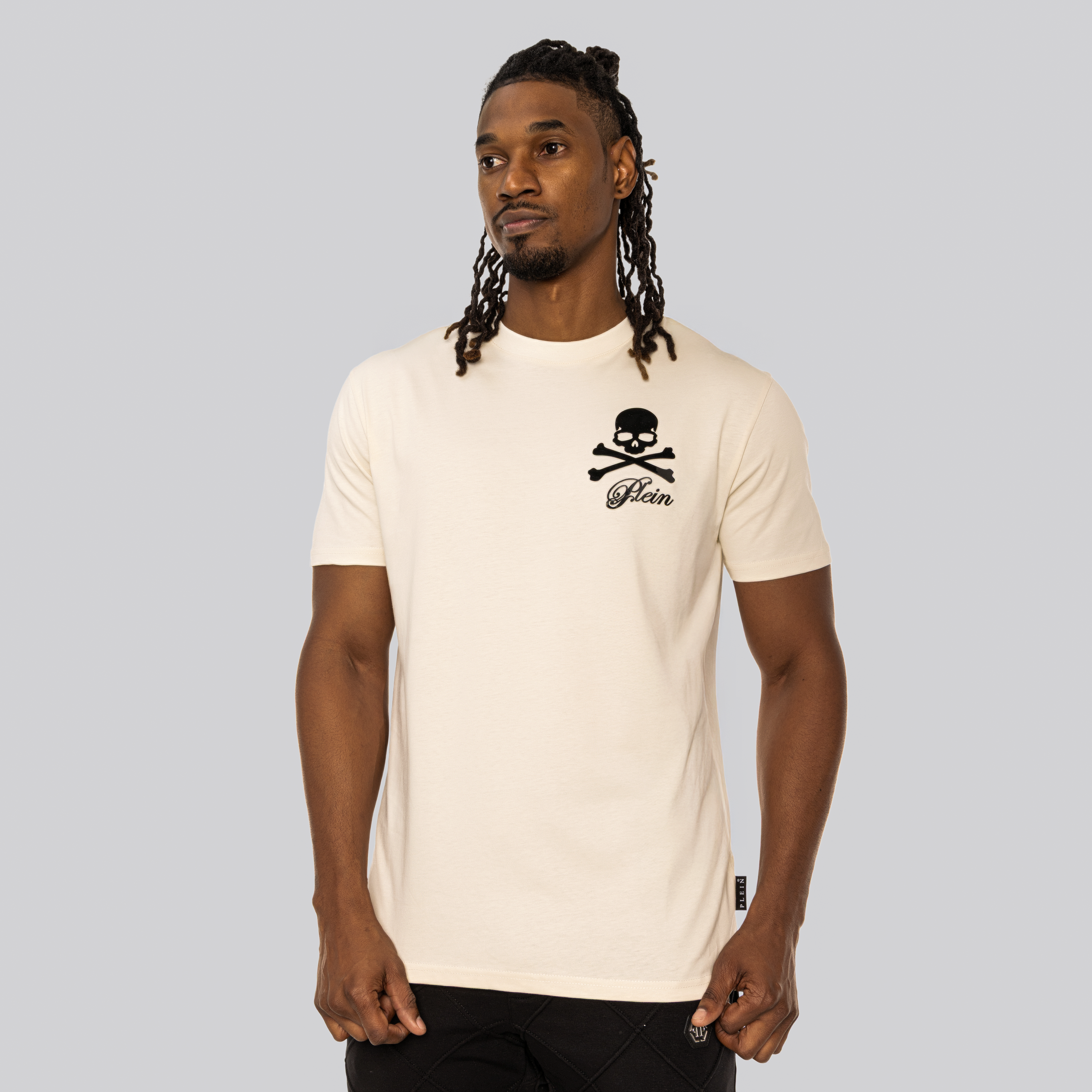 Camiseta Beige Philipp Plein Skull & Bones