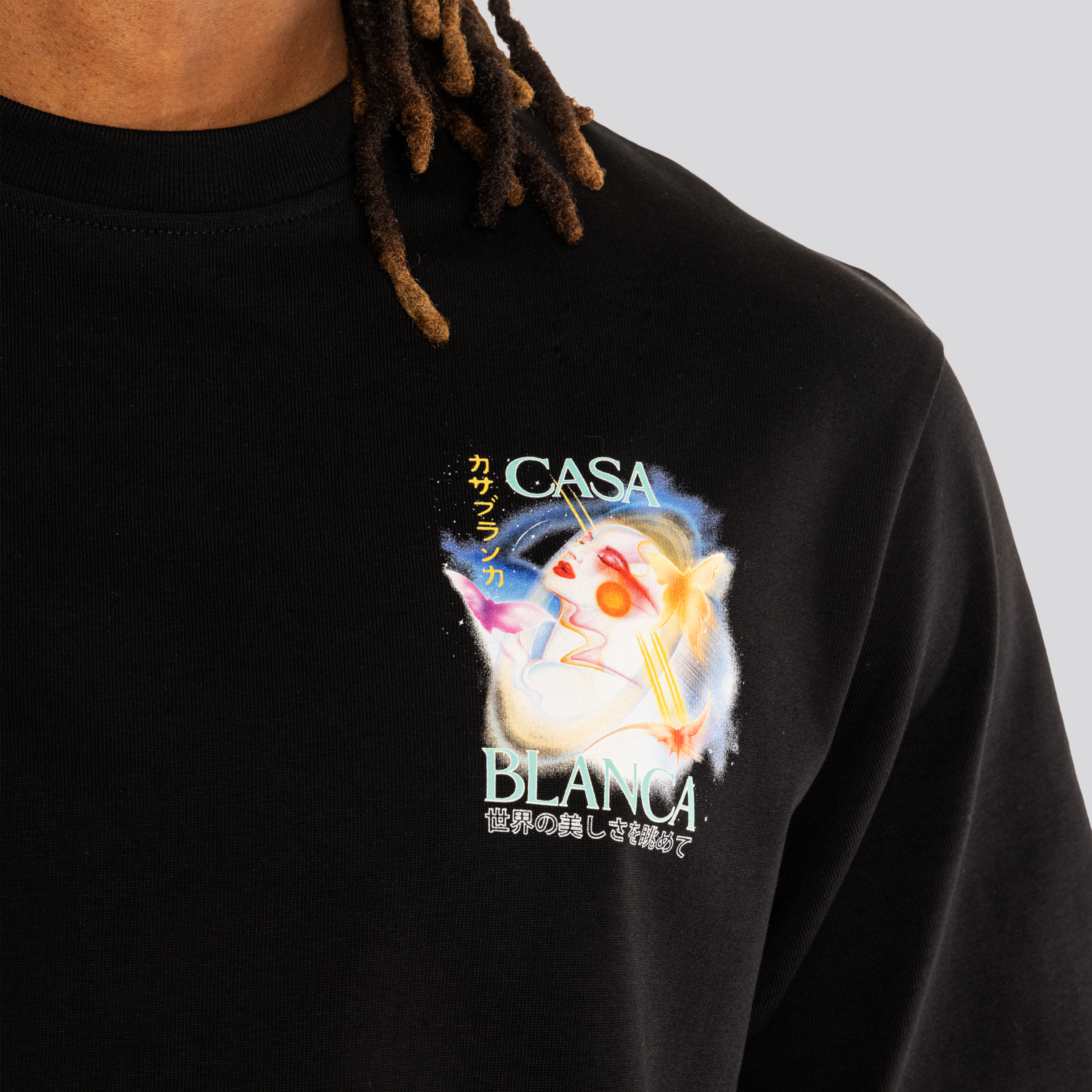Camiseta Negra Casablanca Galactic Connection