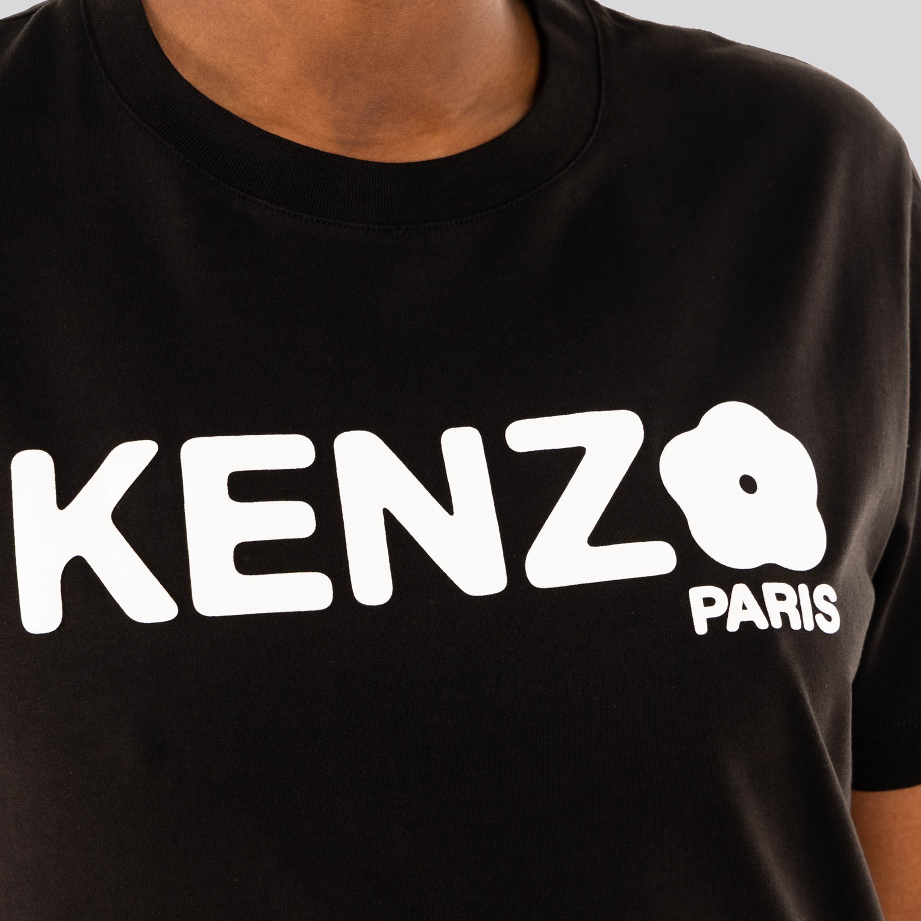 Camiseta Negra Kenzo Logo