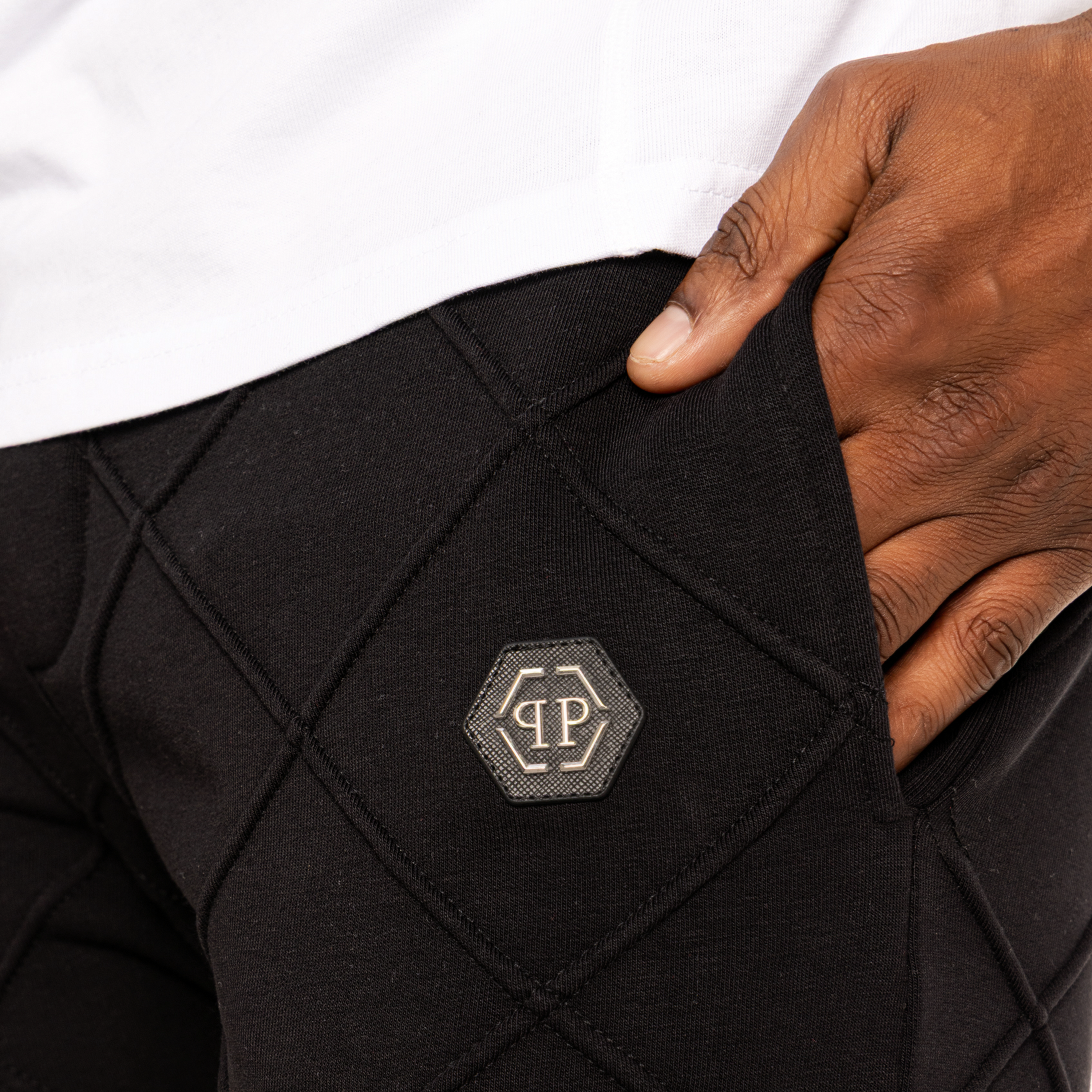 Sudadera Negra Philipp Plein Tape