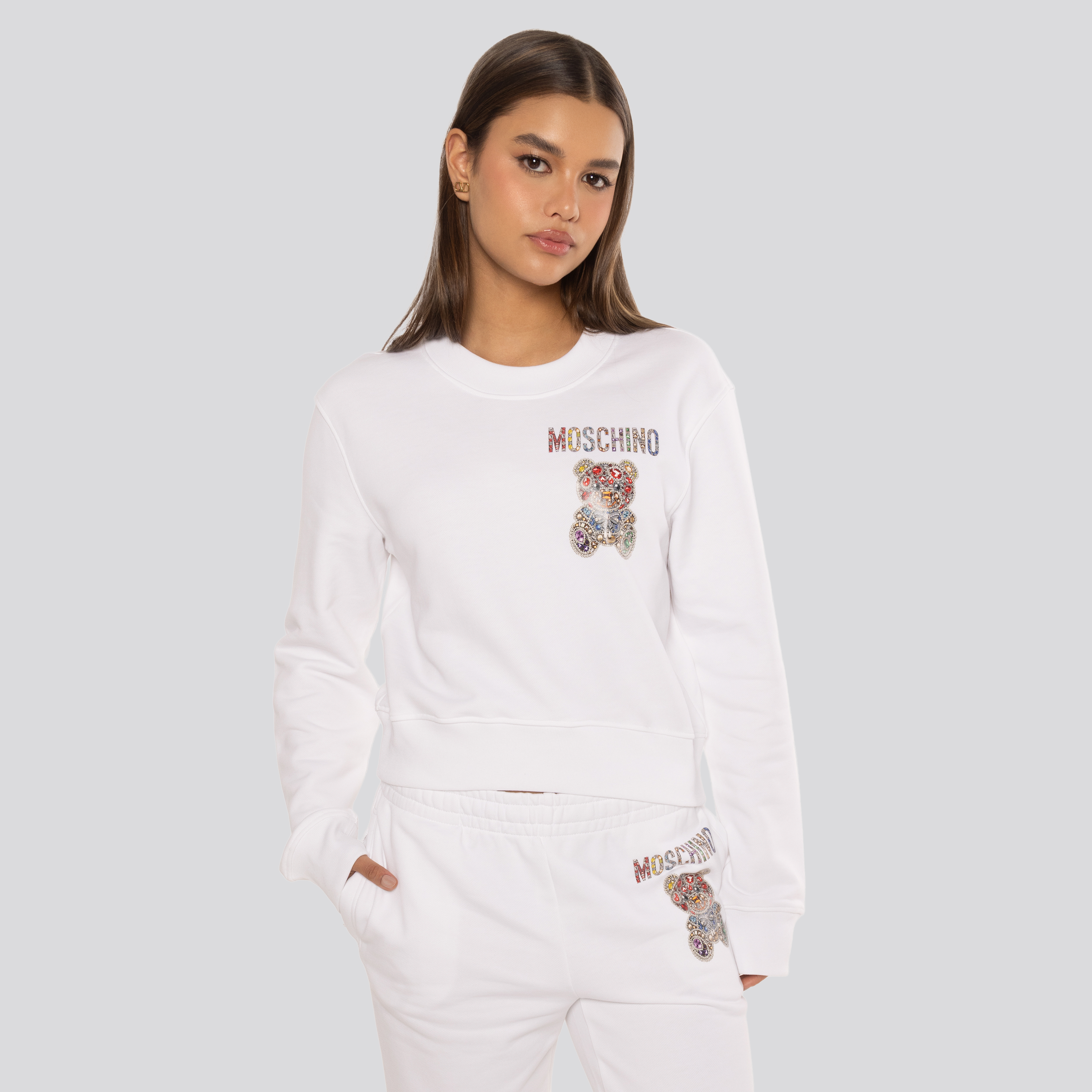 Buzo Blanco Moschino Sweater White Moschinno Toy Rocks