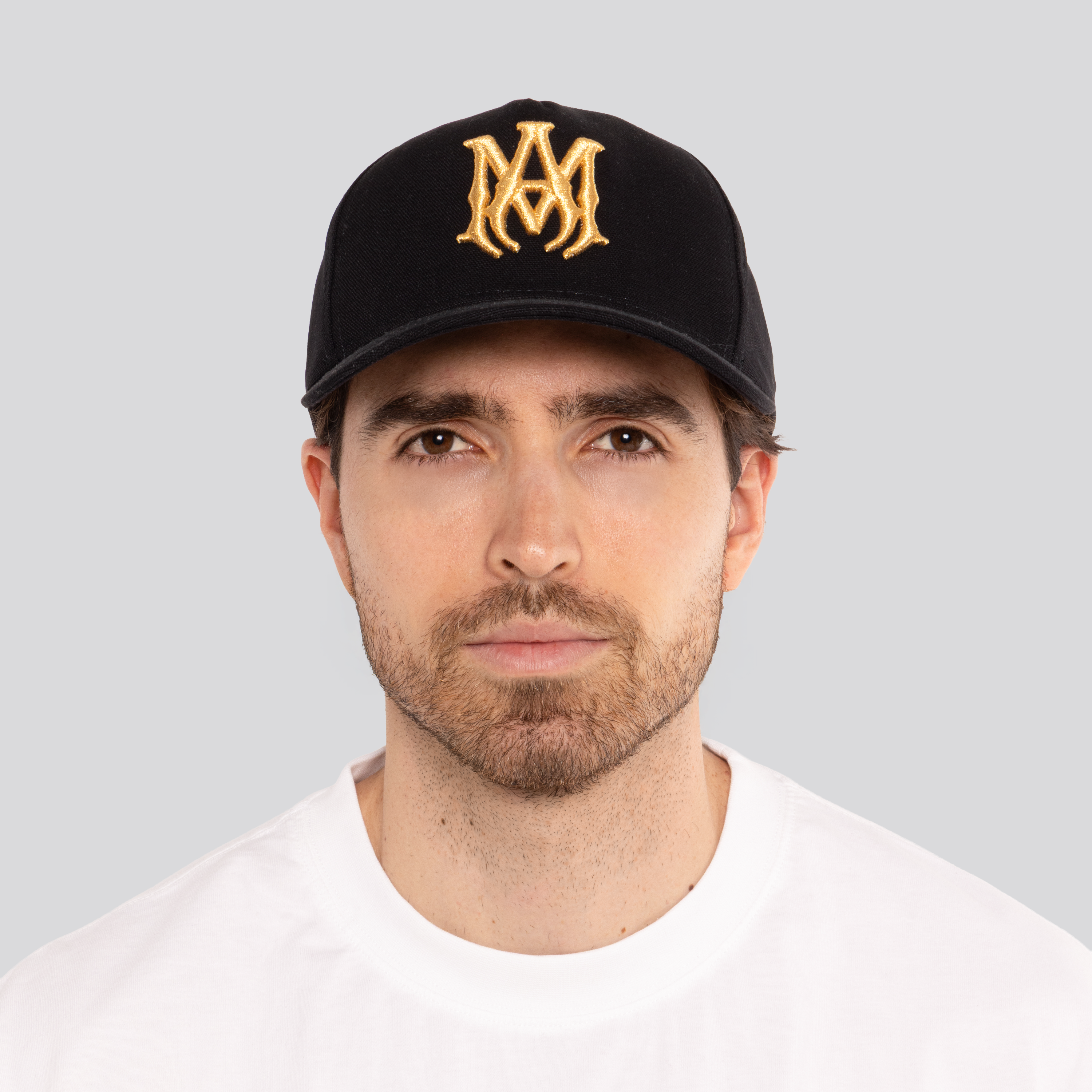 Gorra Negra AMIRI MA Logo