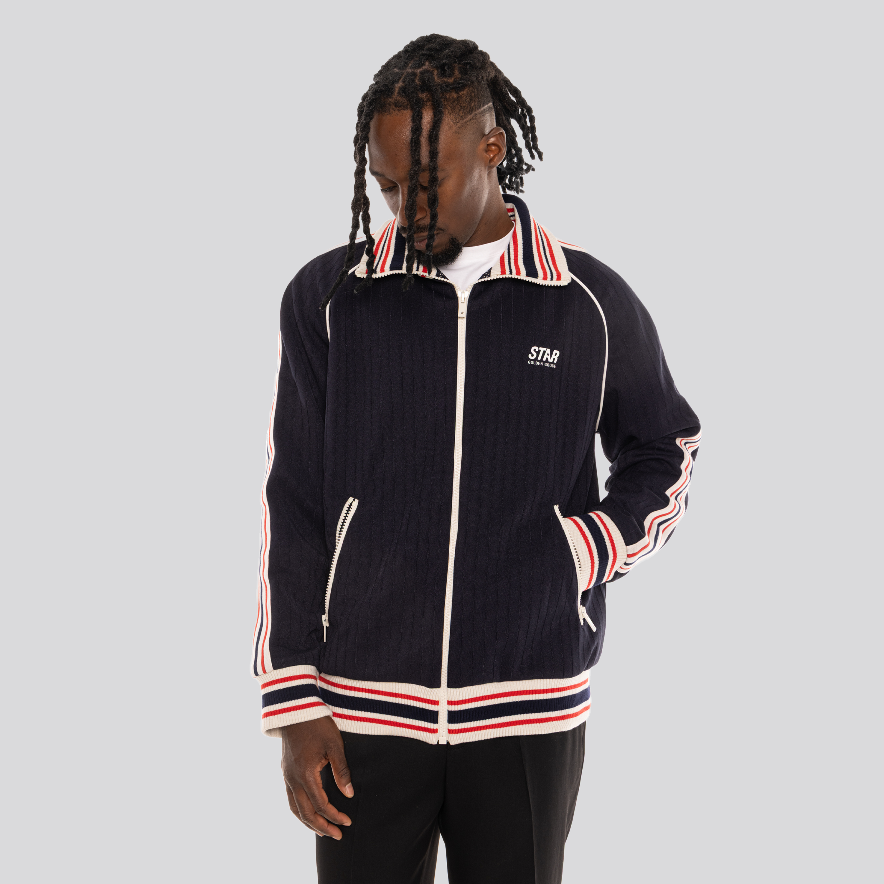 Chaqueta Azul Golden Goose Leg/Technical