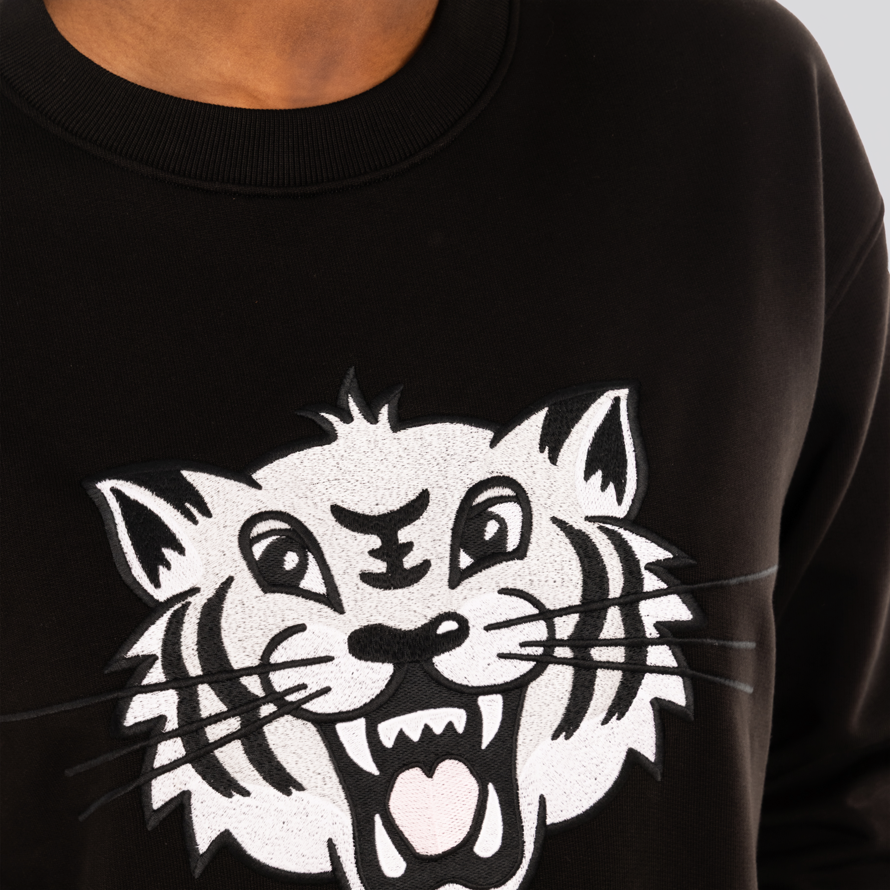 Buzo Negro Kenzo Big Tiger