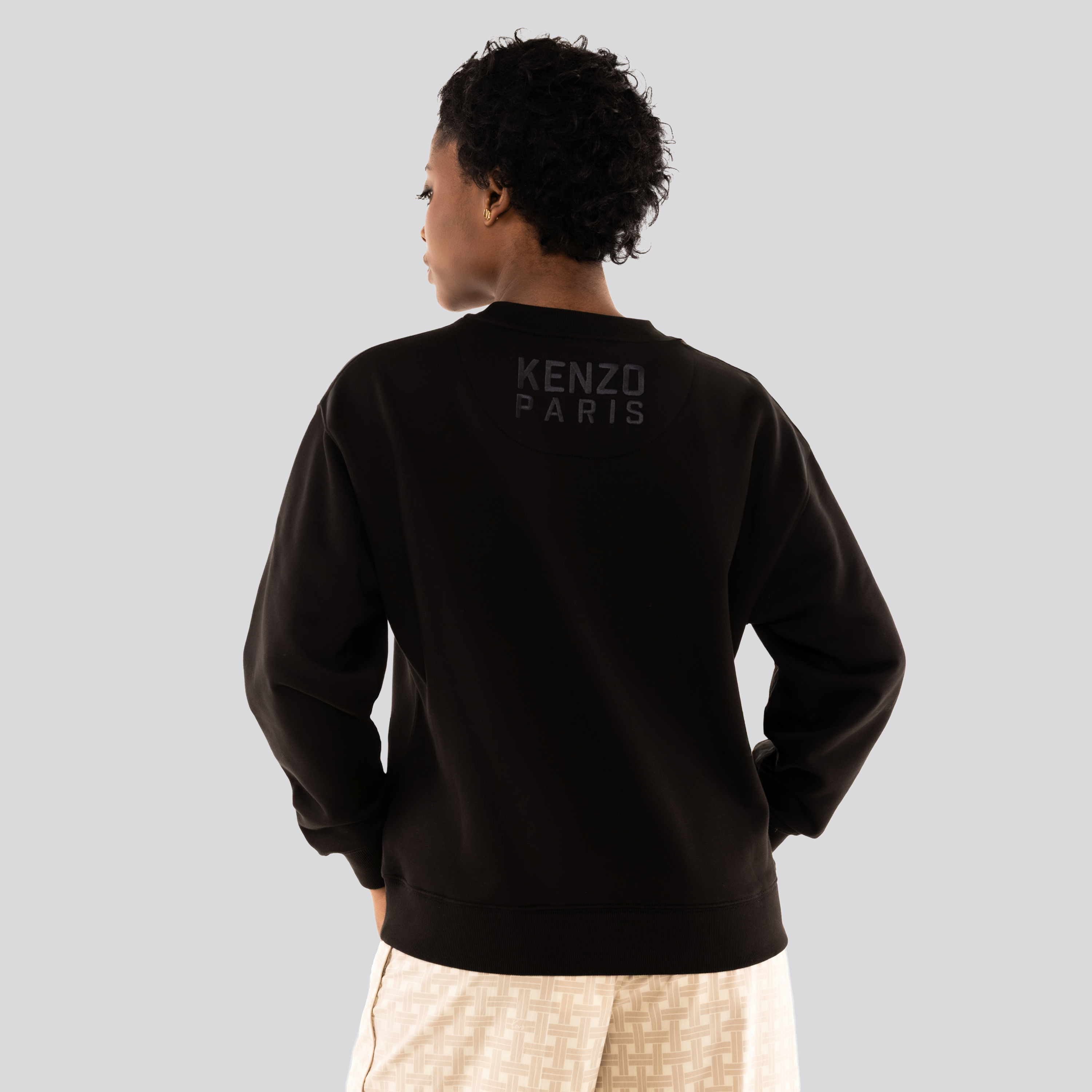 Buzo Negro Kenzo Big Tiger