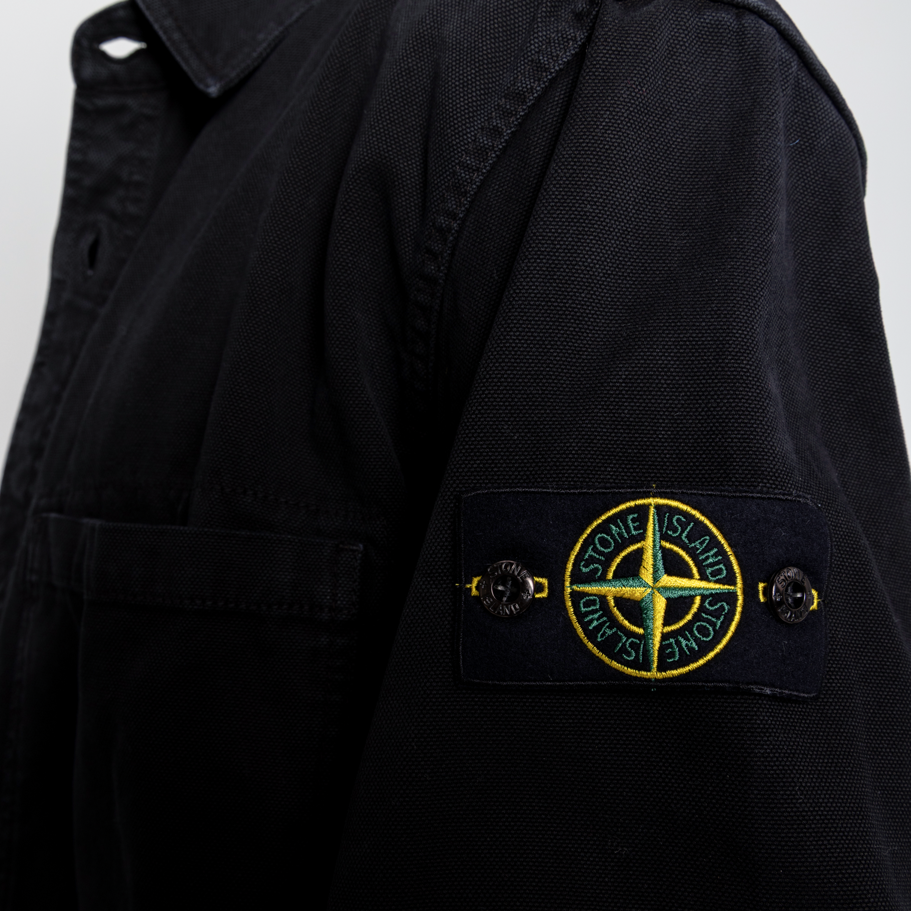 Camisa Negra Stone Island