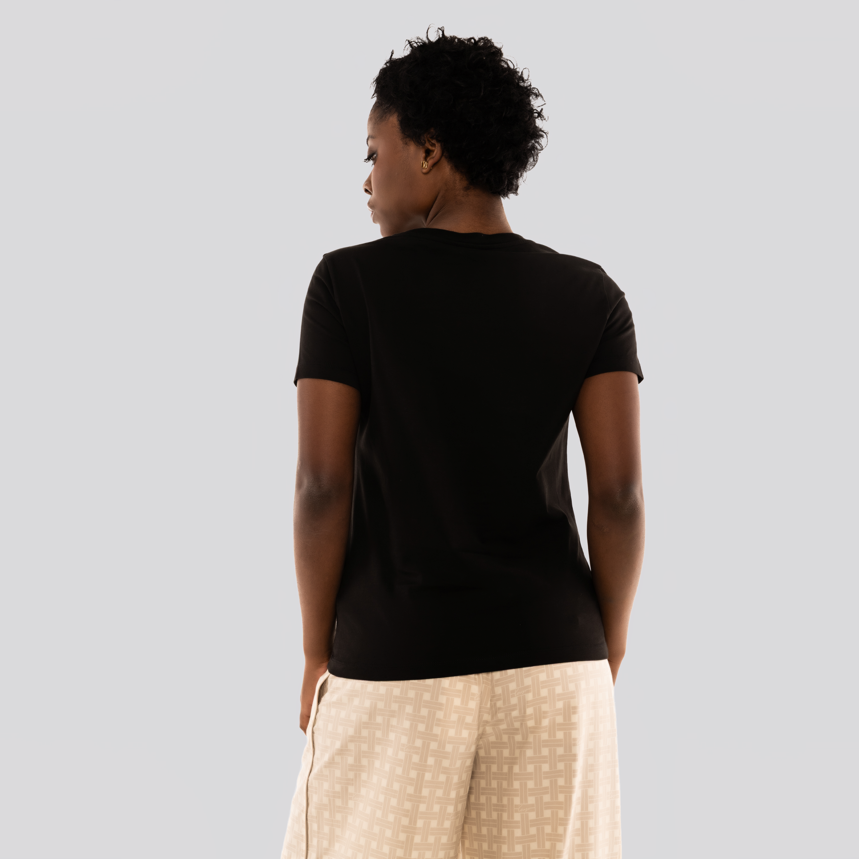 Camiseta Negra Kenzo Flower Patch