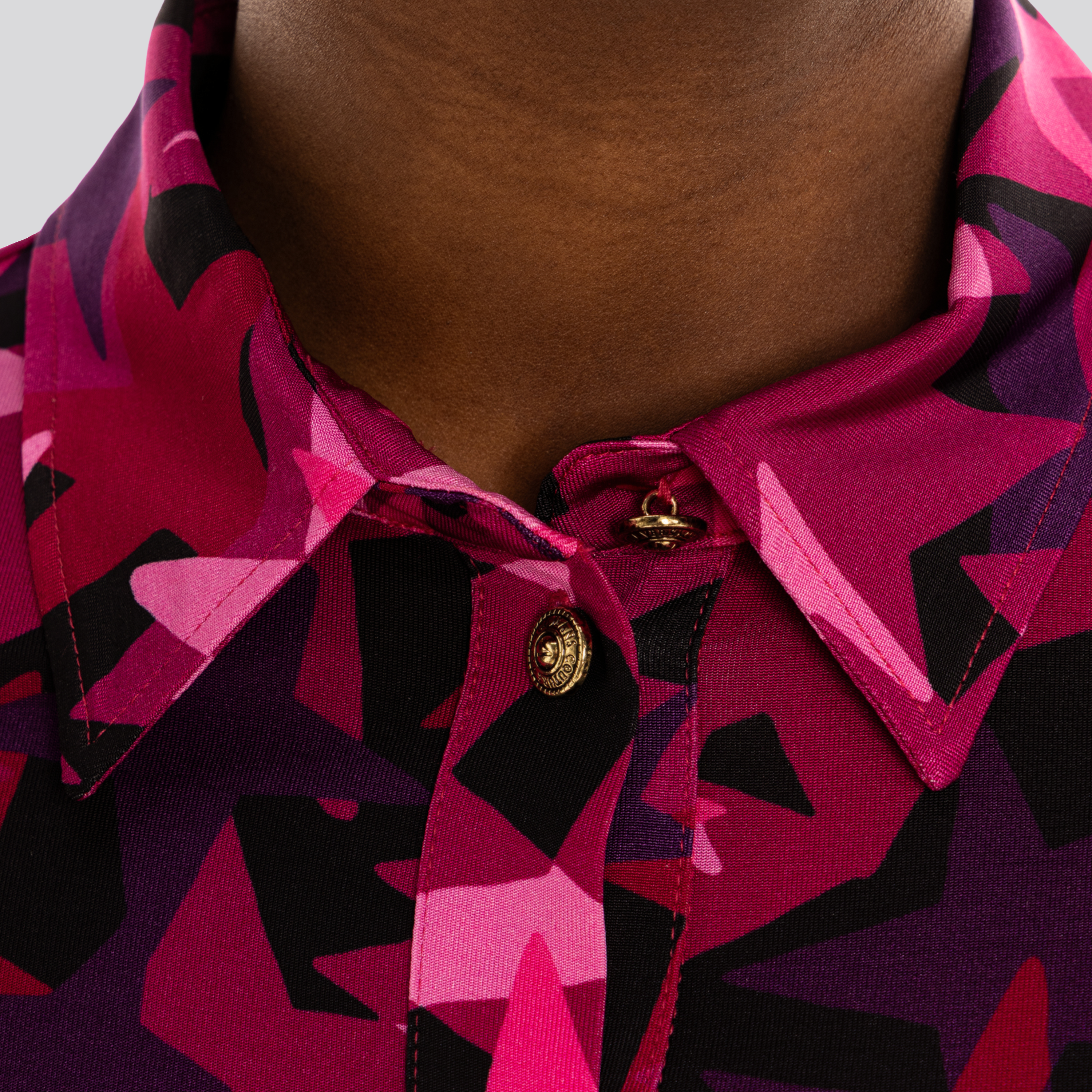 Camisa Multicolor Versace Jeans Couture Stars
