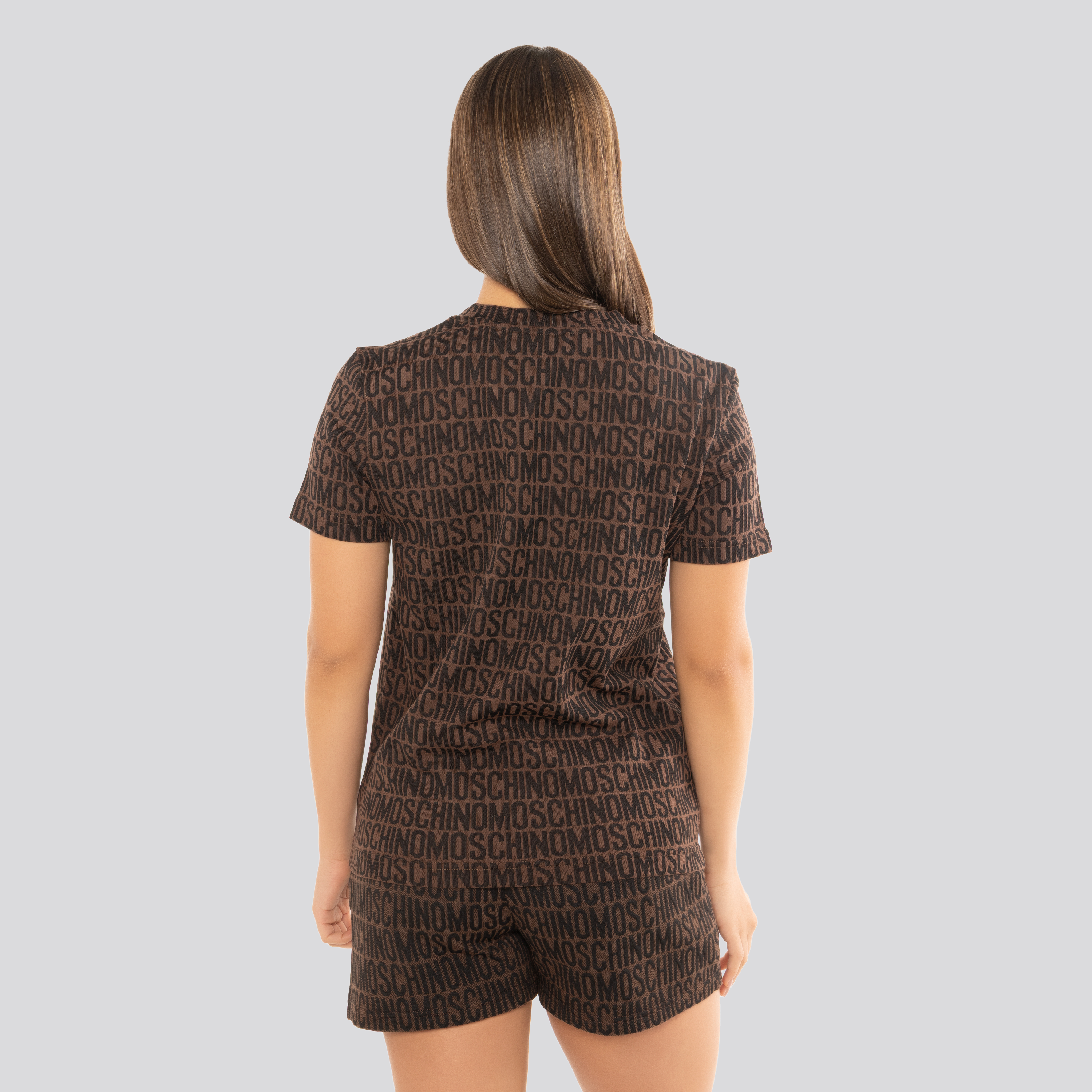 Camiseta Café Moschino Multilogo