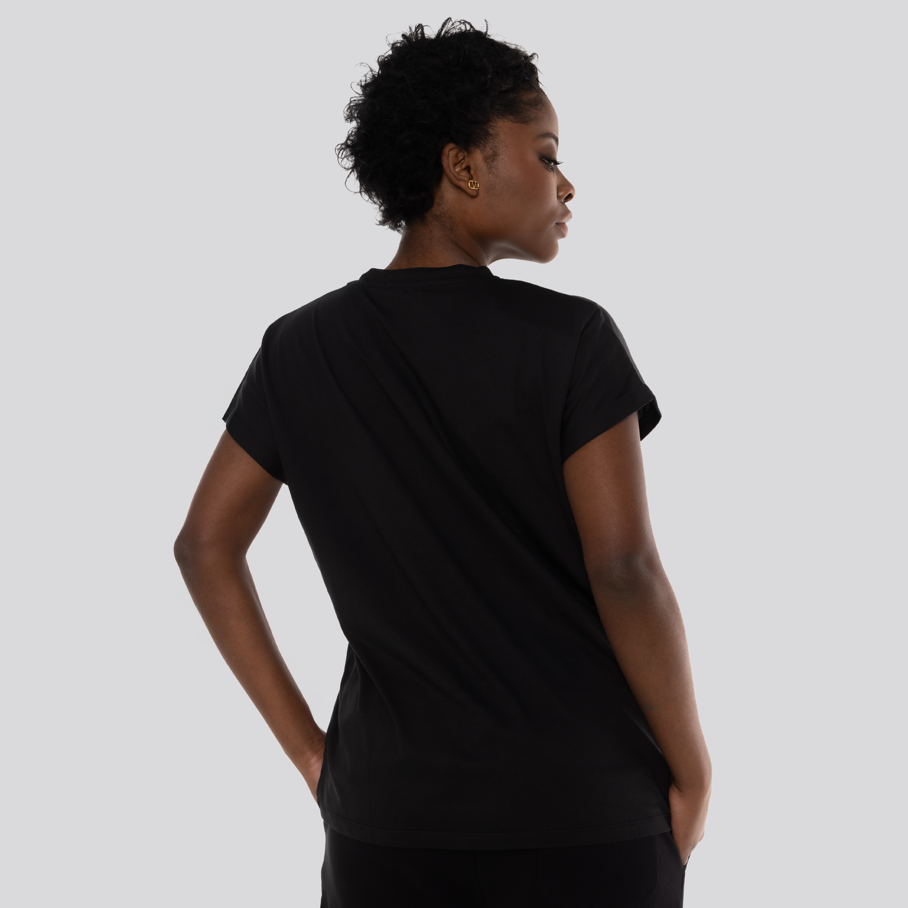 Top Negro Balmain Flock