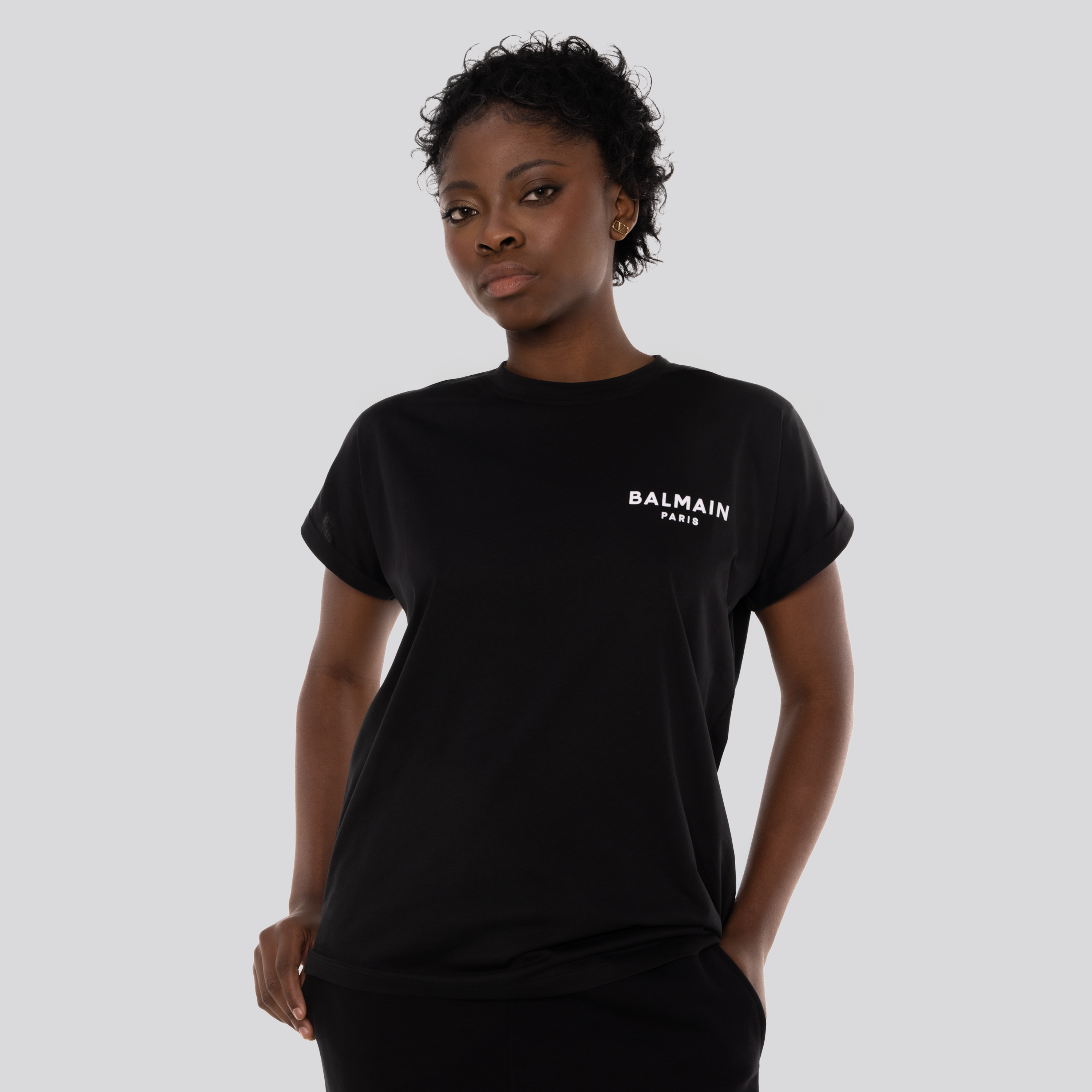 Top Negro Balmain Flock