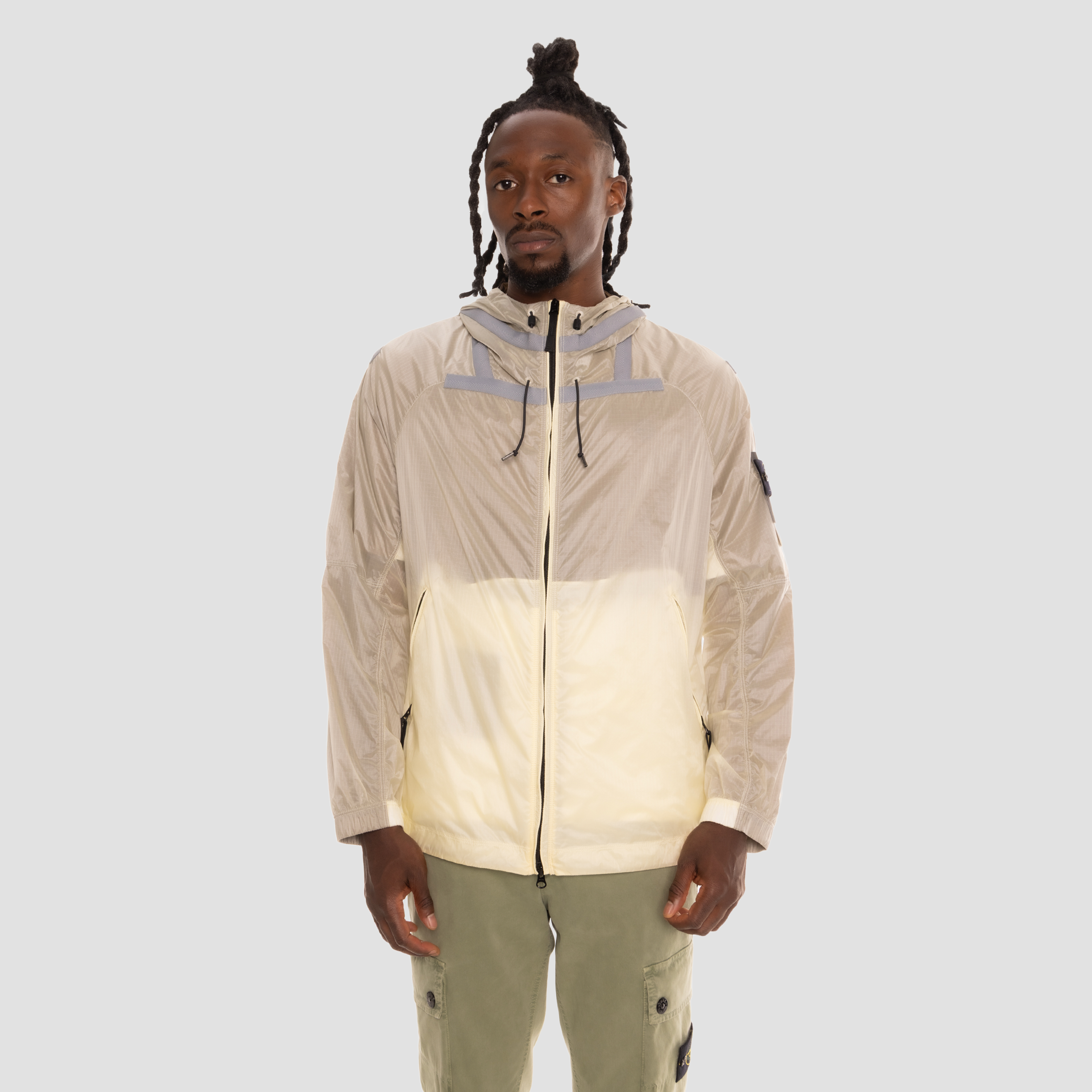 Chaqueta Hueso Stone Island Light Ripstop
