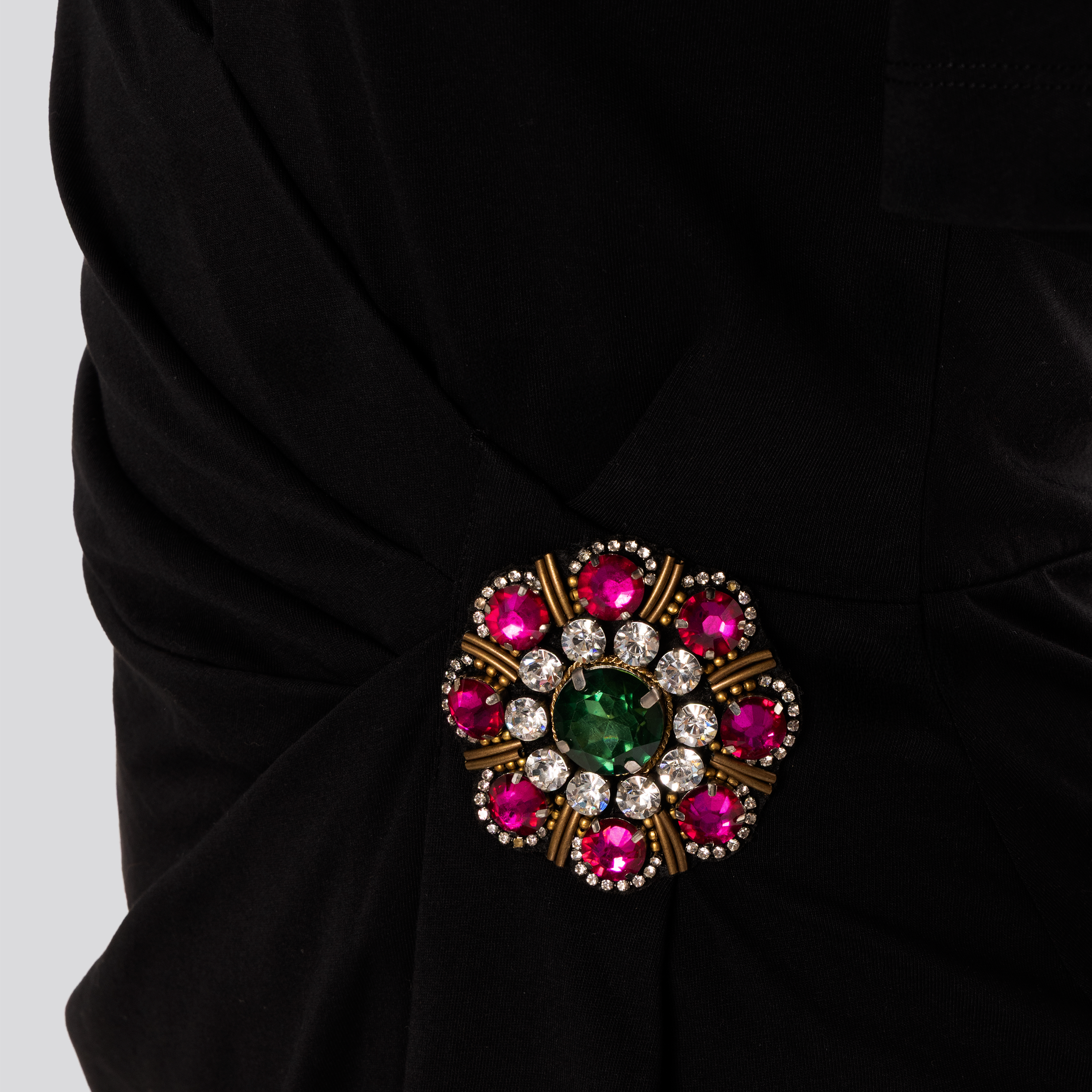 Vestido Negro Moschino Logo