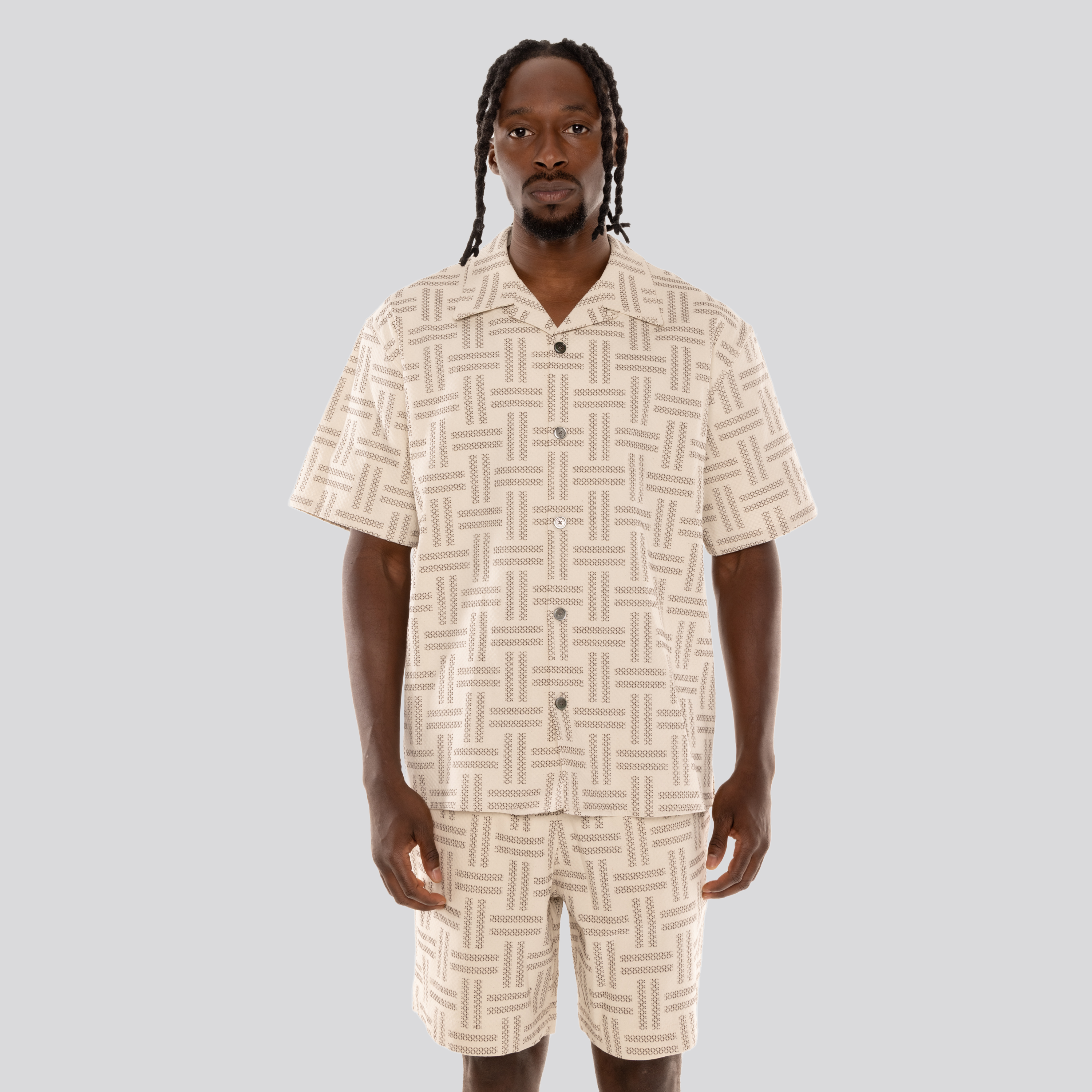 Short Beige Kenzo Weave'