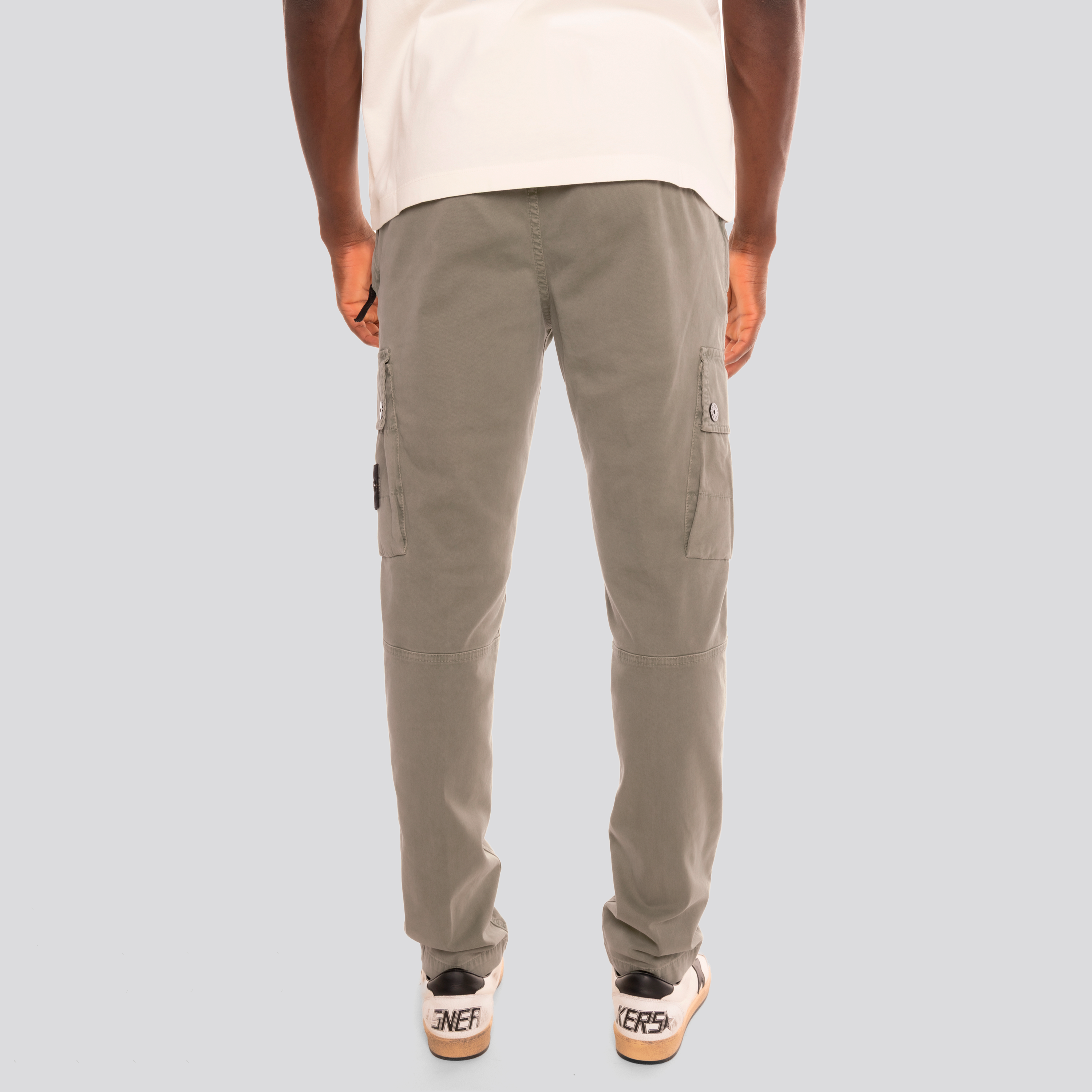 Pantalón Verde Stone Island Double Pocket Tag