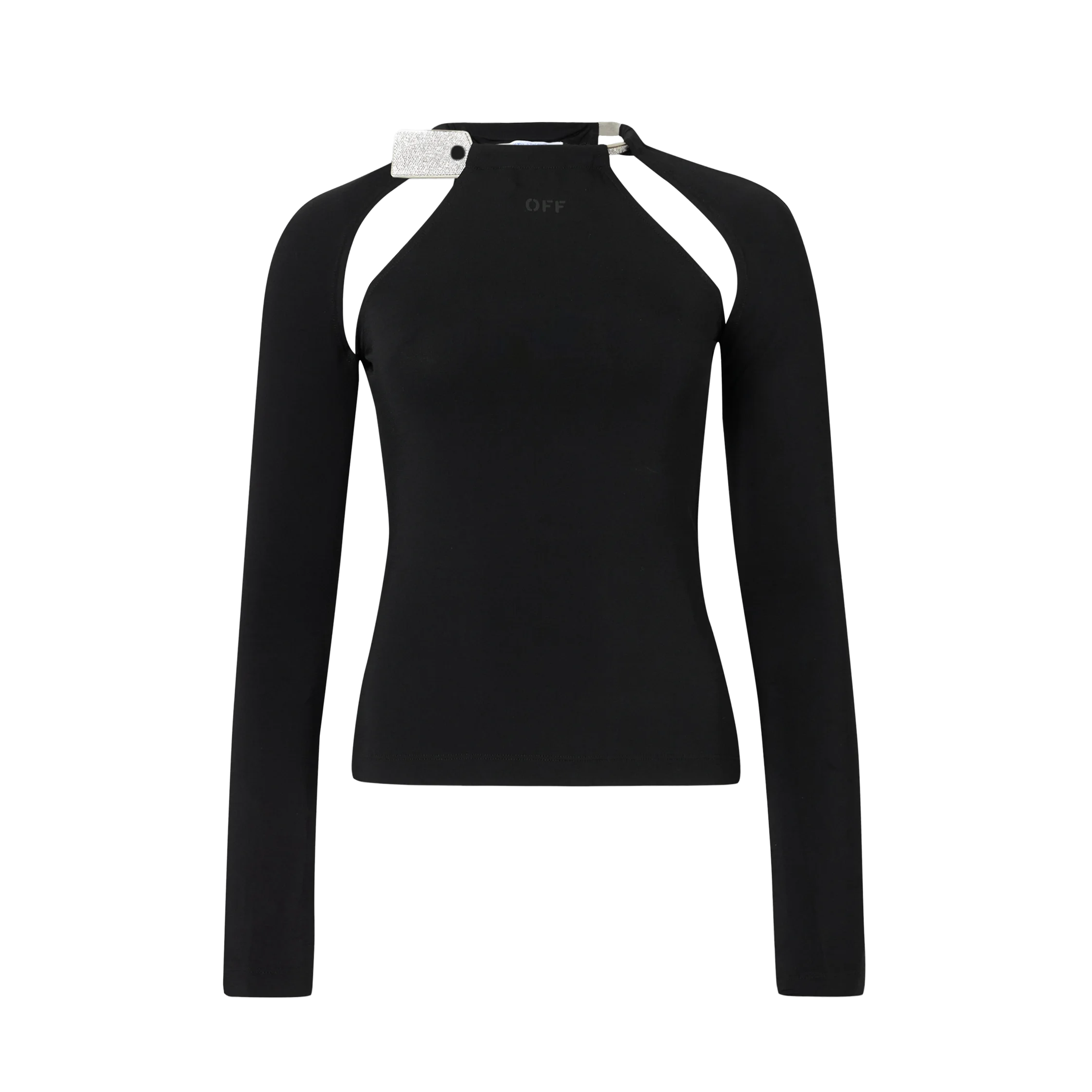 Top Negro Off-White Crystals