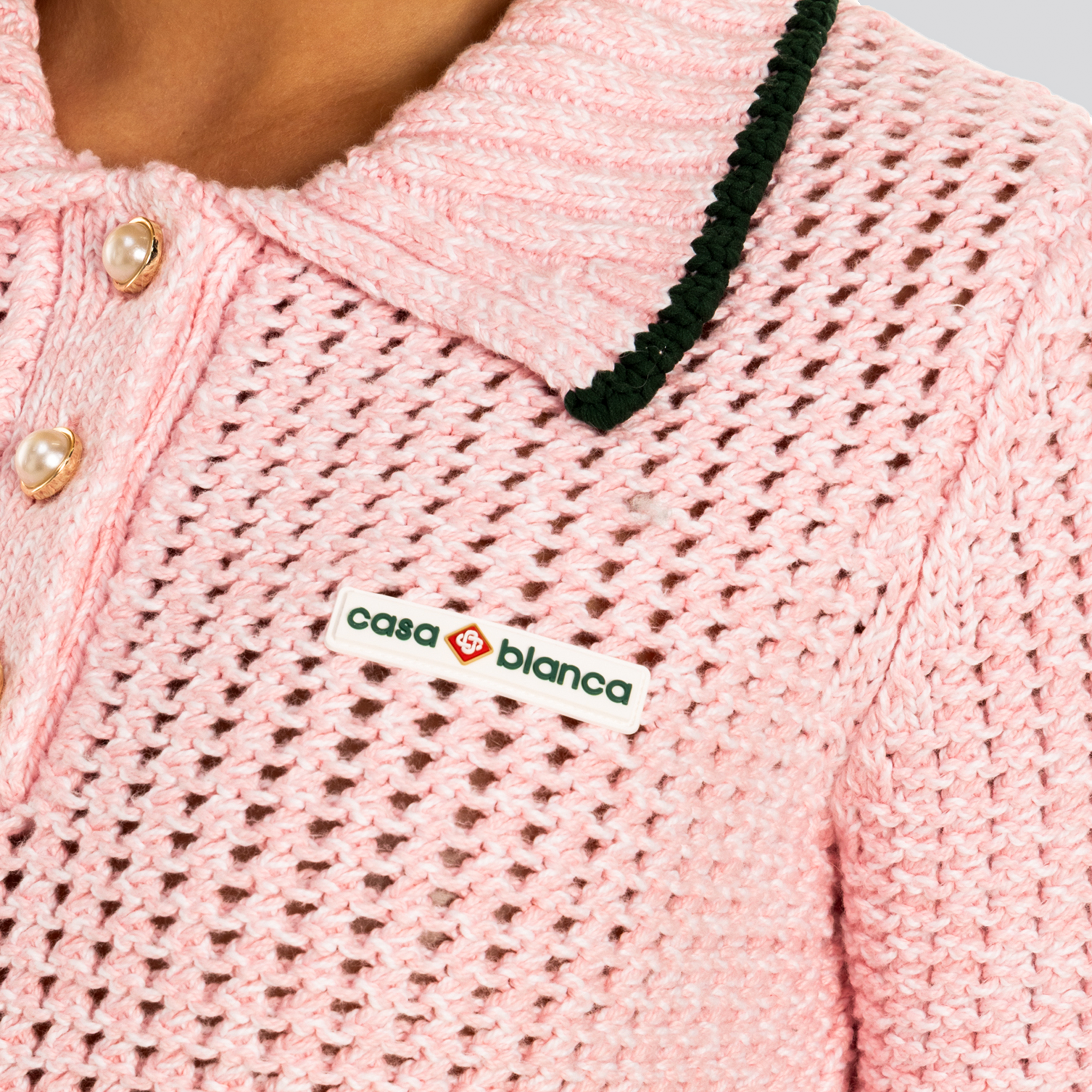 Camiseta Tipo Polo Rosado Casablanca Mouline