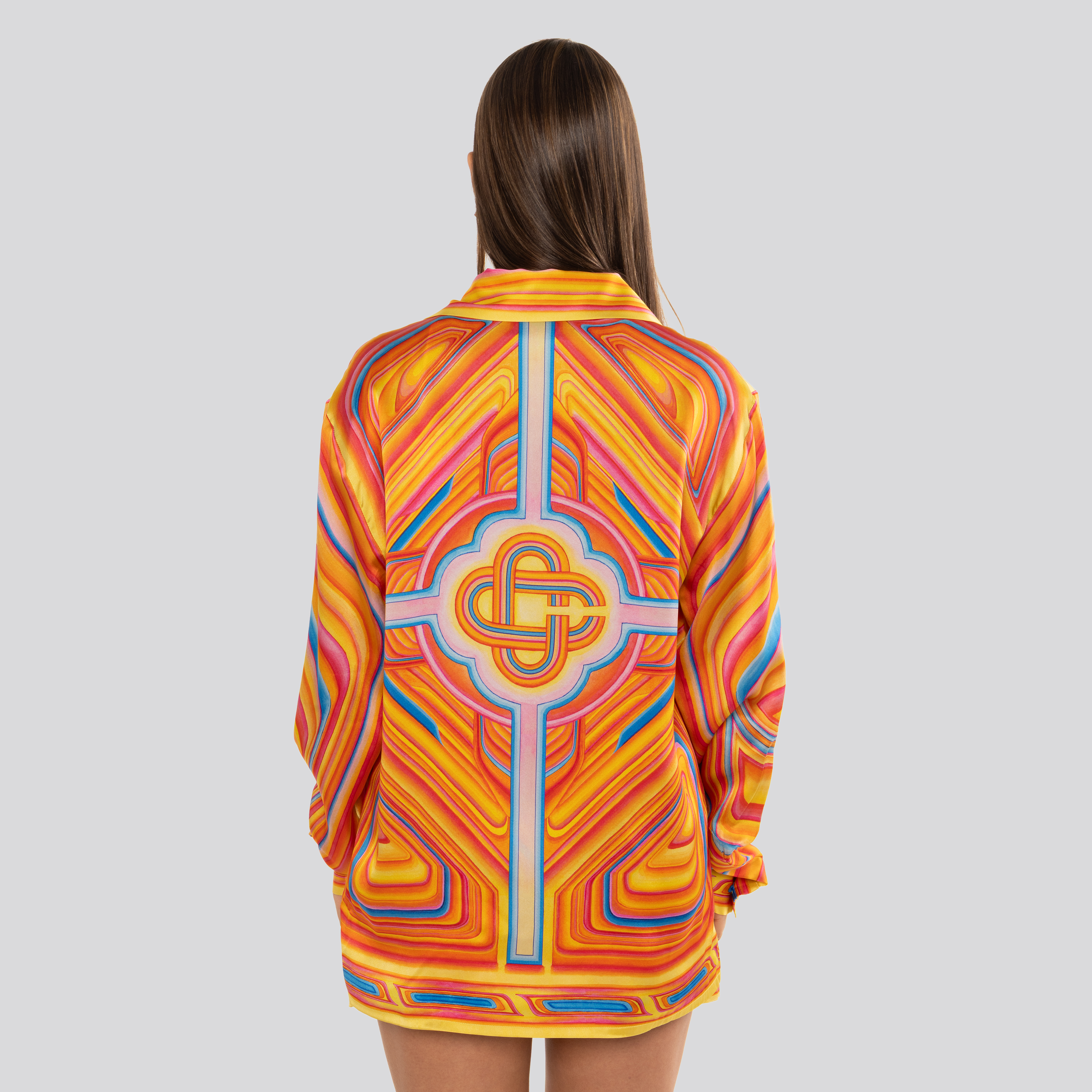 Camisa Naranjado Casablanca Low Rider