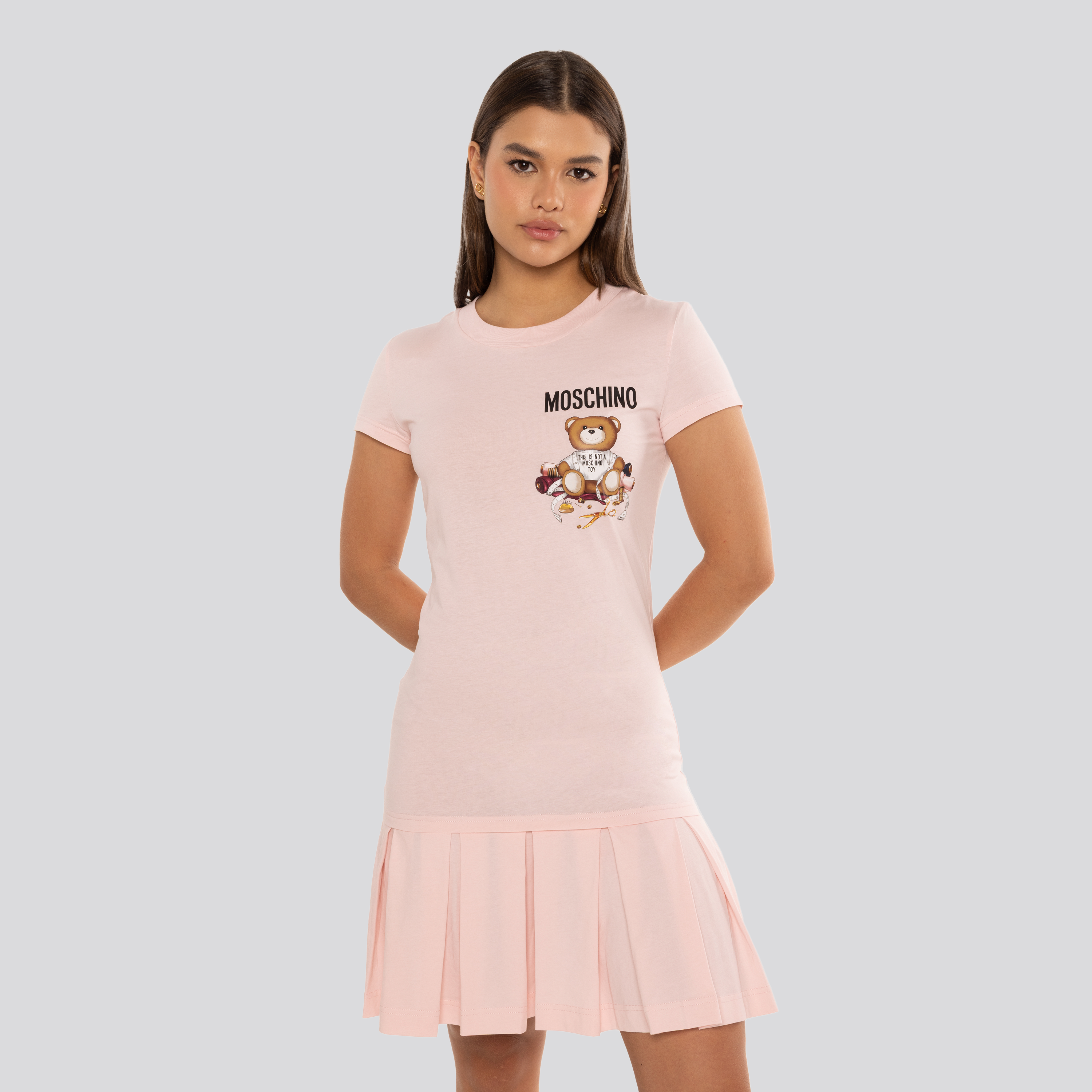 Vestido Rosado Moschino Taylor Teddy