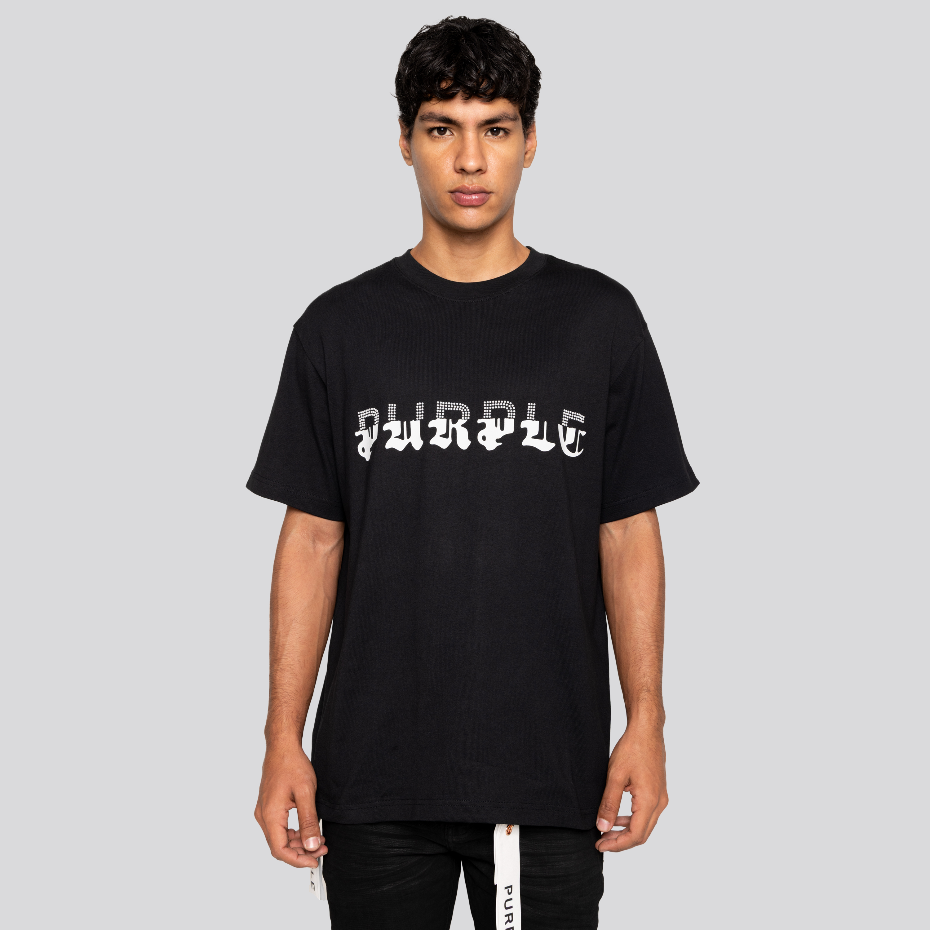 Camiseta Negra PURPLE Logo