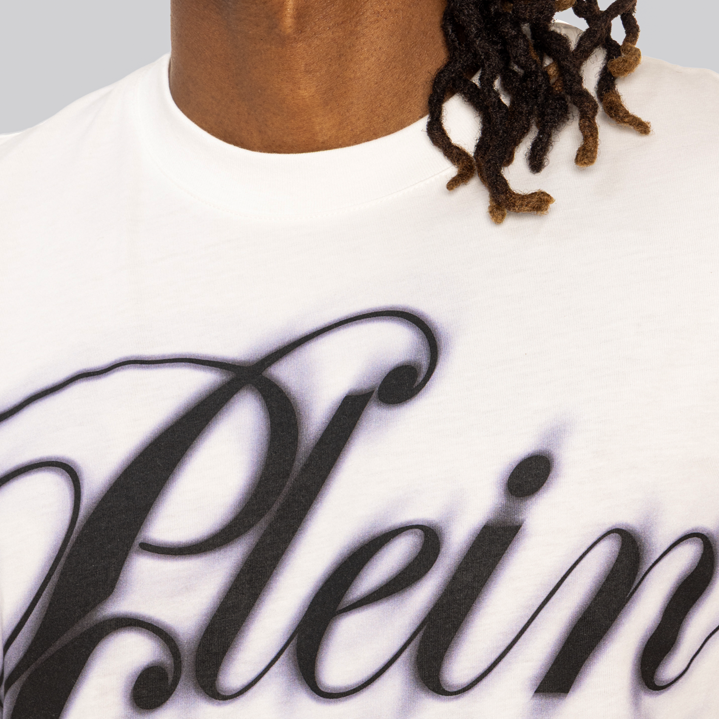 Camiseta Blanca Philipp Plein Blur Signature
