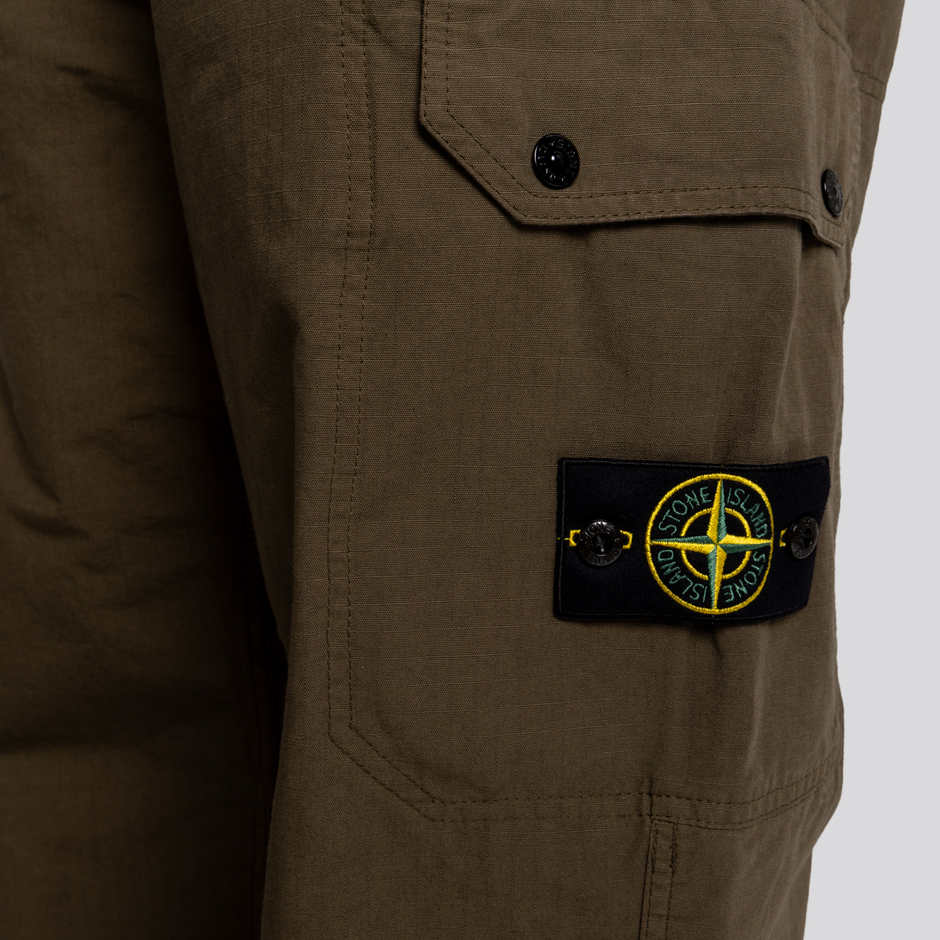 Pantalón Verde Stone Island Side Pocket