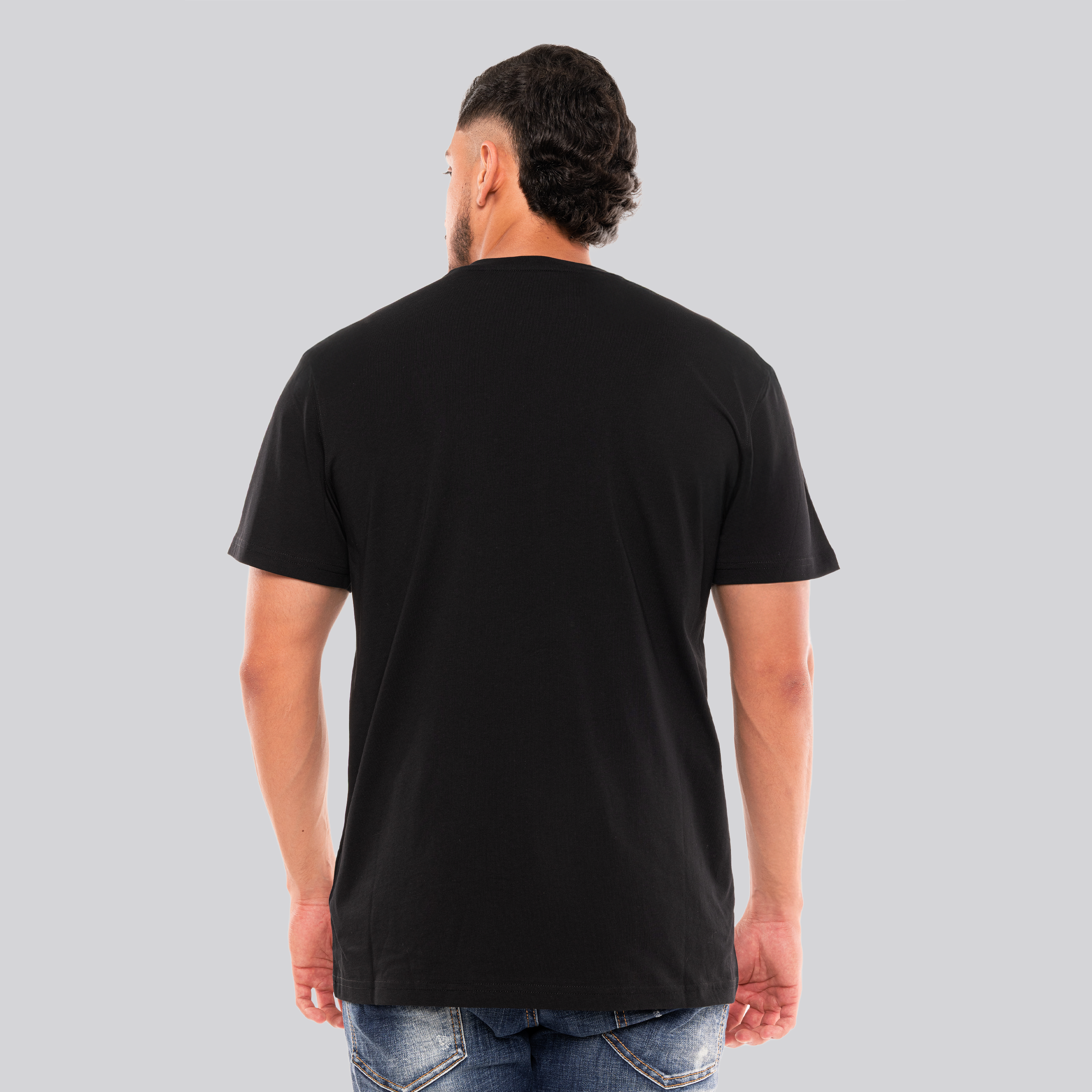 Camiseta Negra Moschino Logox