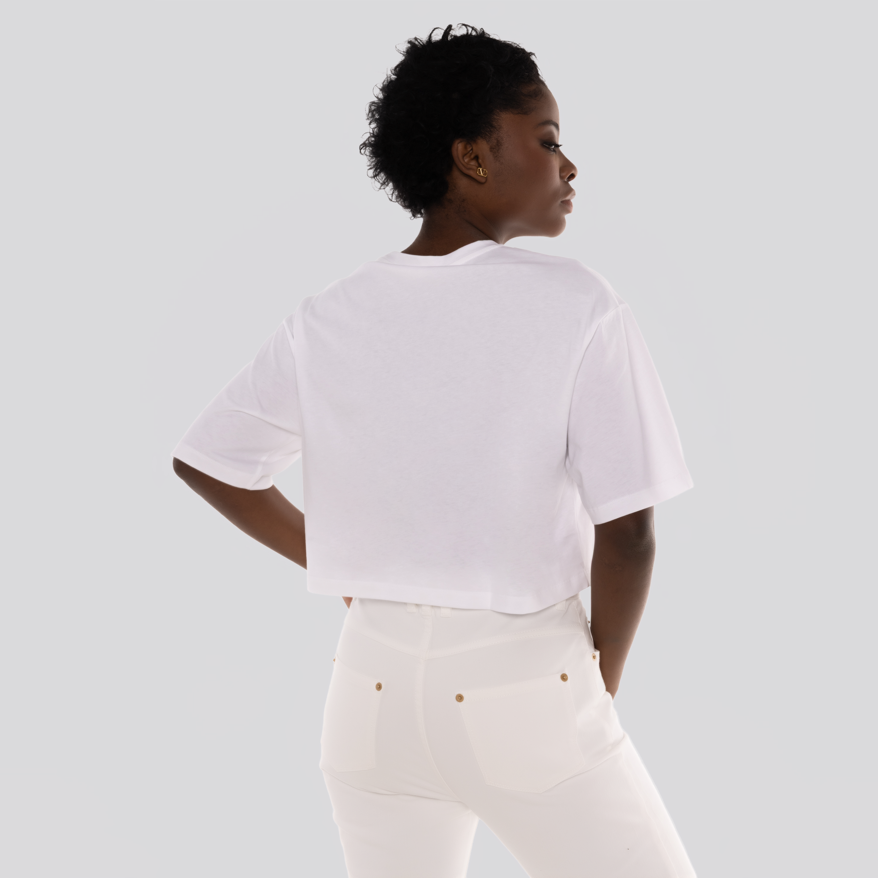 Camiseta Blanca Balmain Logo