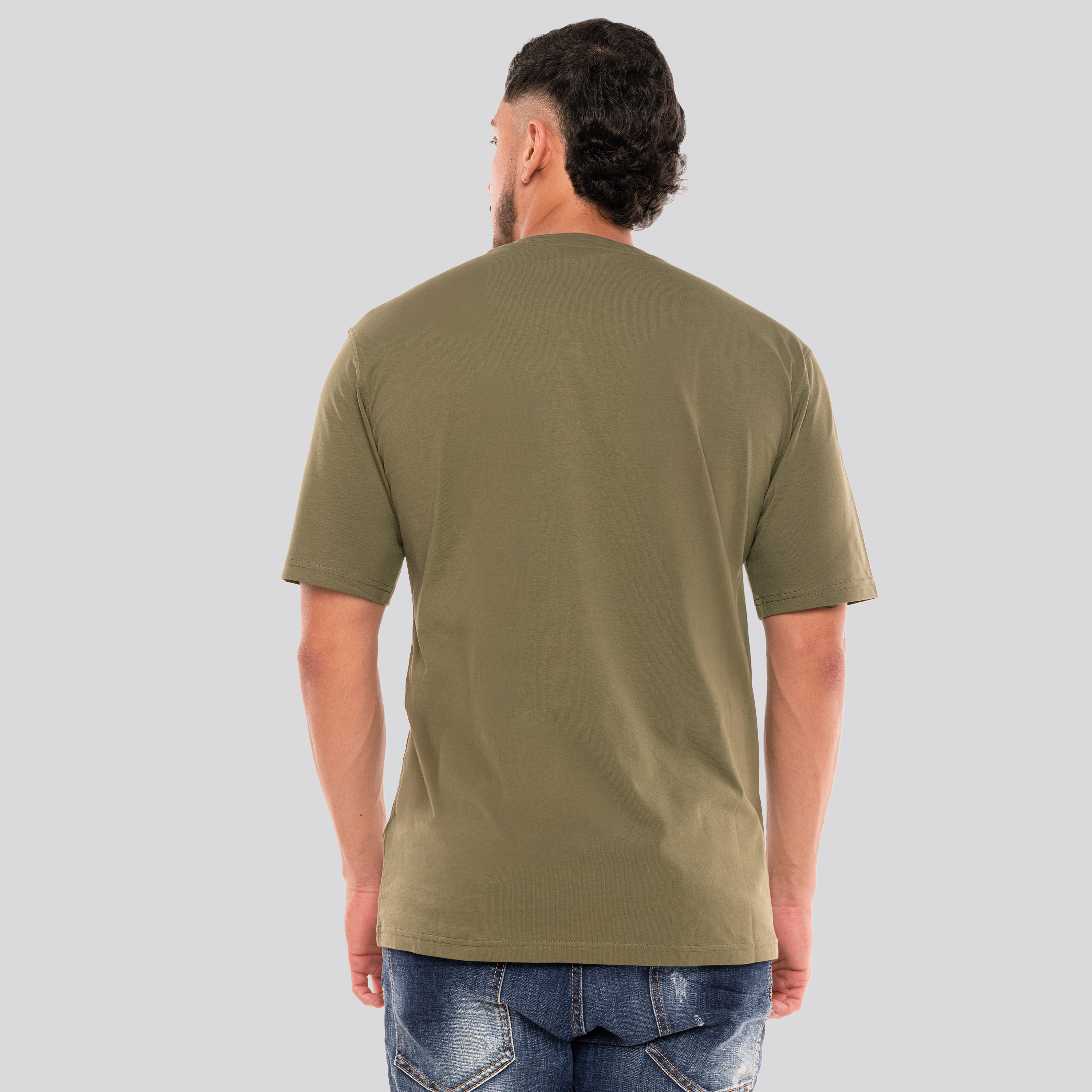 Camiseta Verde Moschino Chest Logo