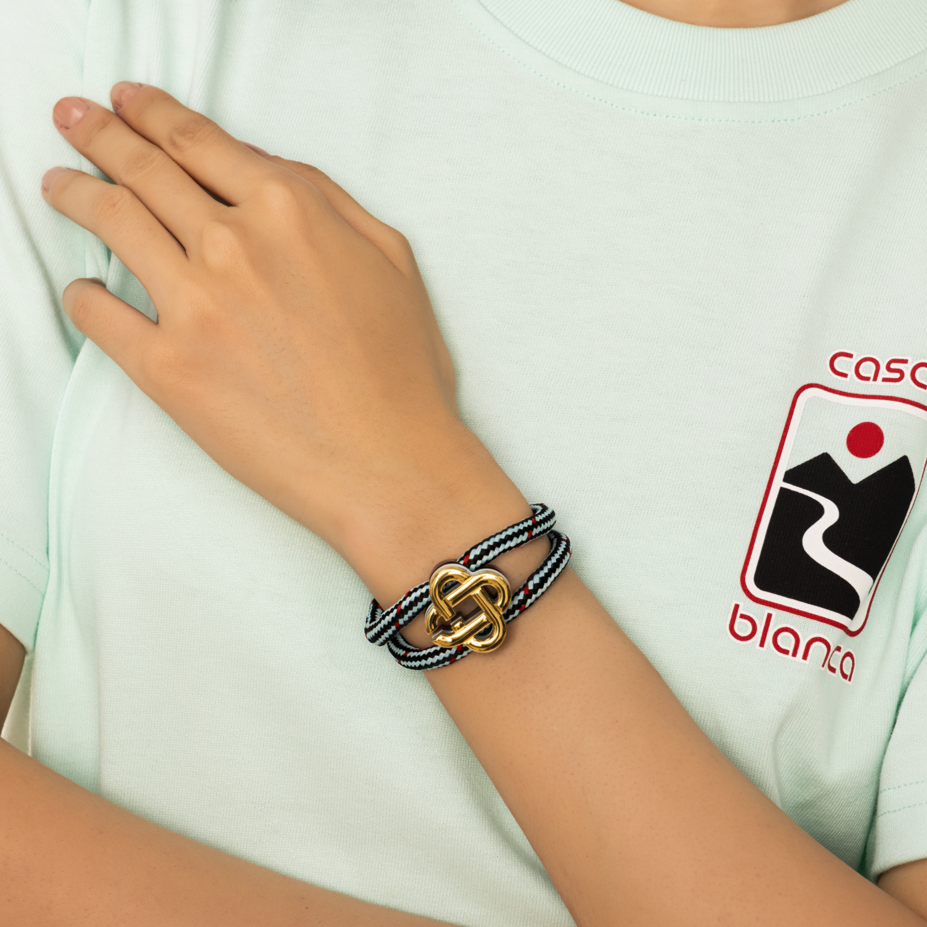 Brazalete Dorado Casablanca Hiking Cord