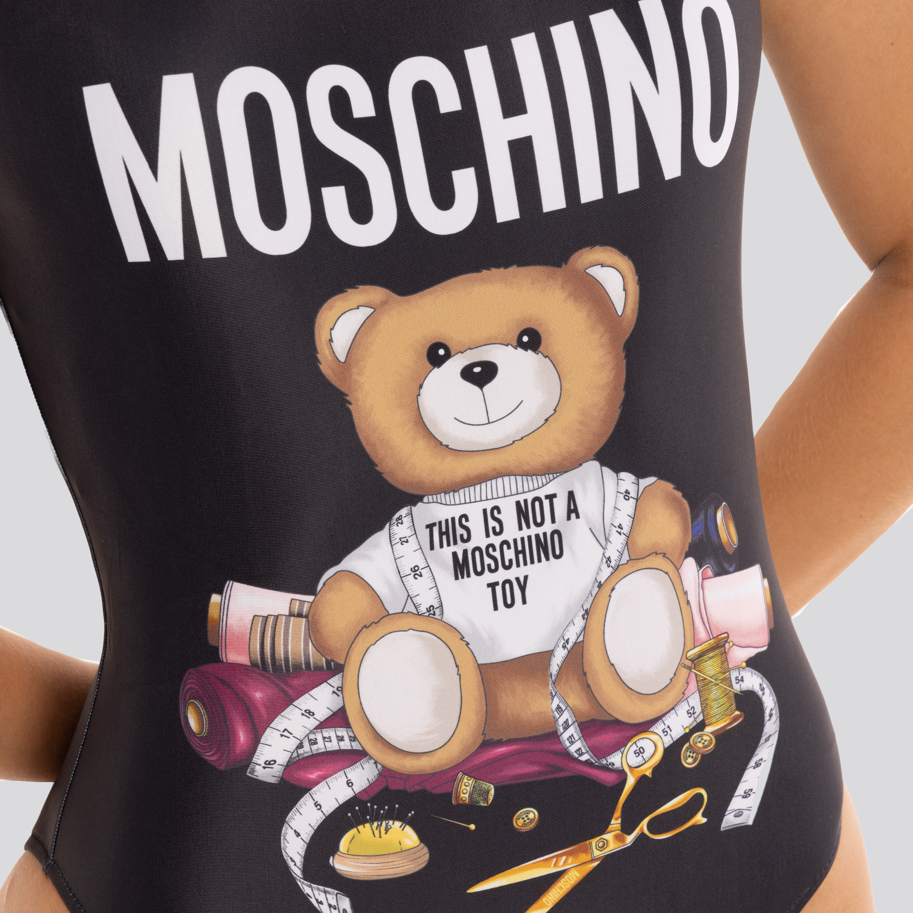 Body Negro Moschino Teddy Bear