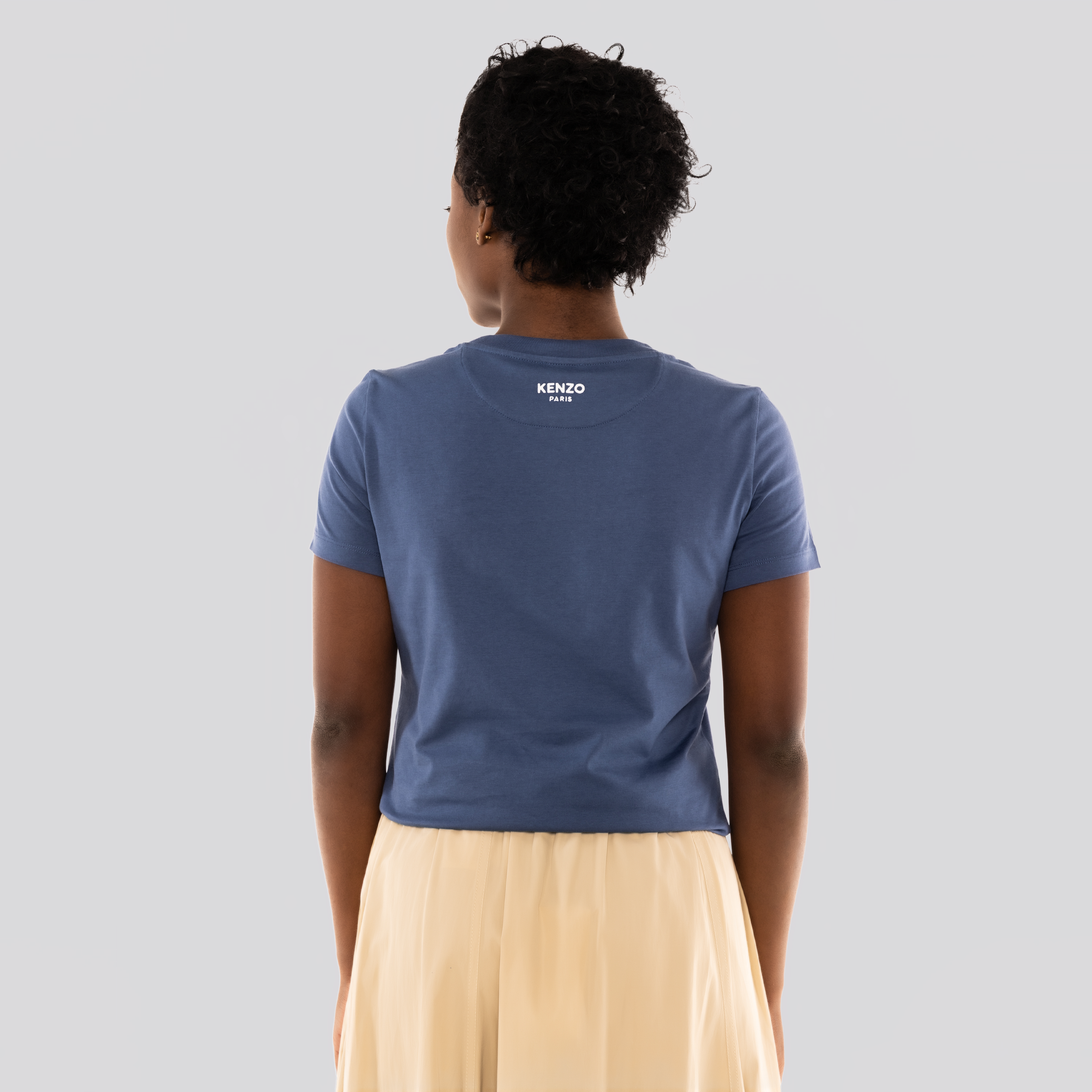 Camiseta Azul Kenzo Flower