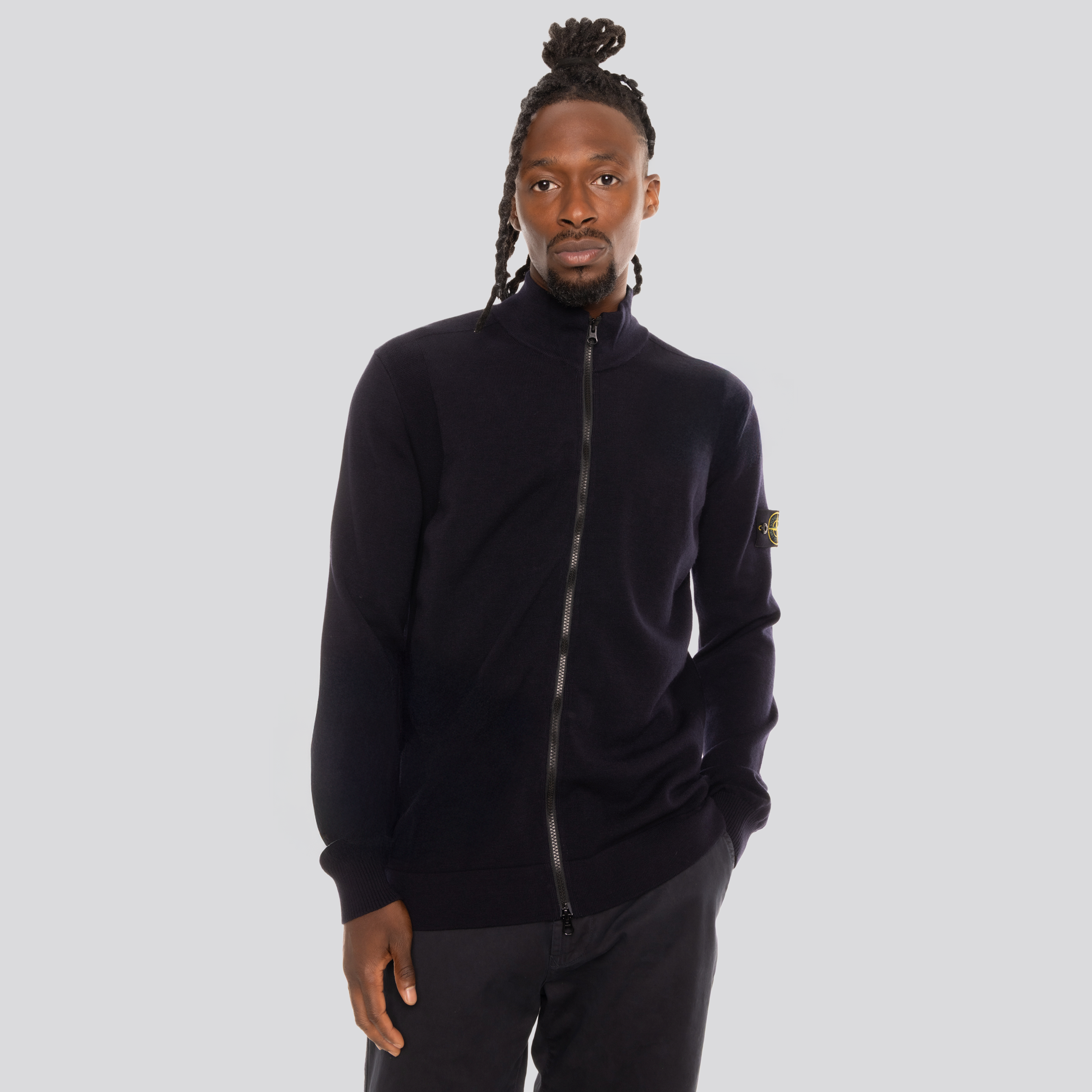 Chaqueta Azul Stone Island Tag