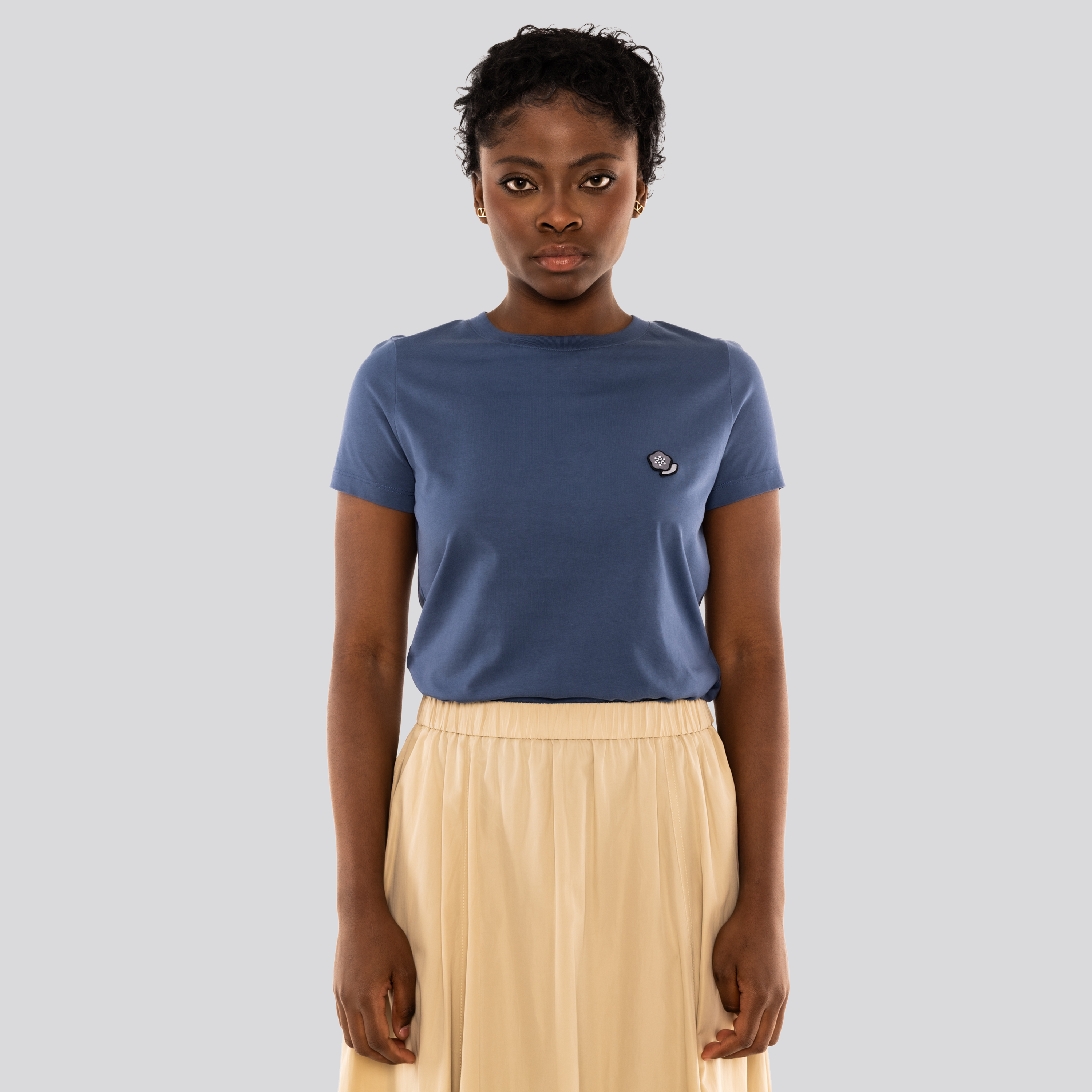 Camiseta Azul Kenzo Flower