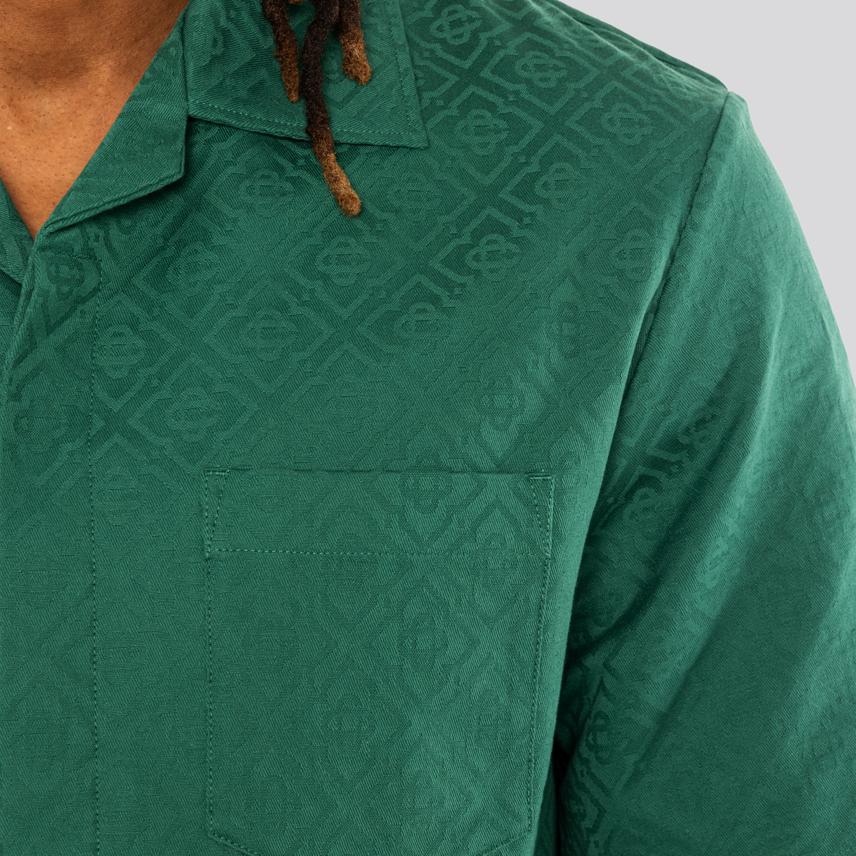 Camisa Verde Casablanca Monogram