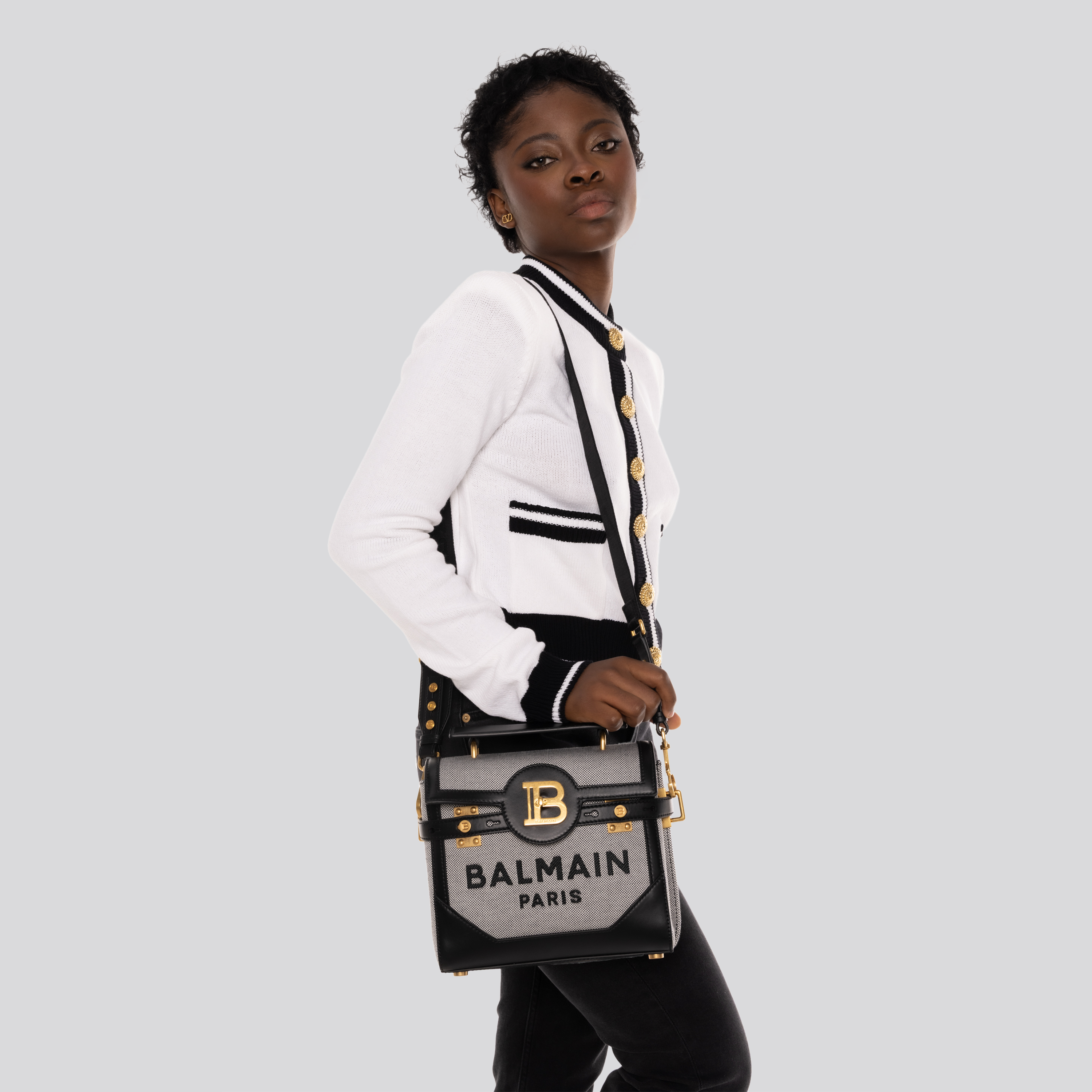 Cartera Gris Balmain 23 B-Buzz