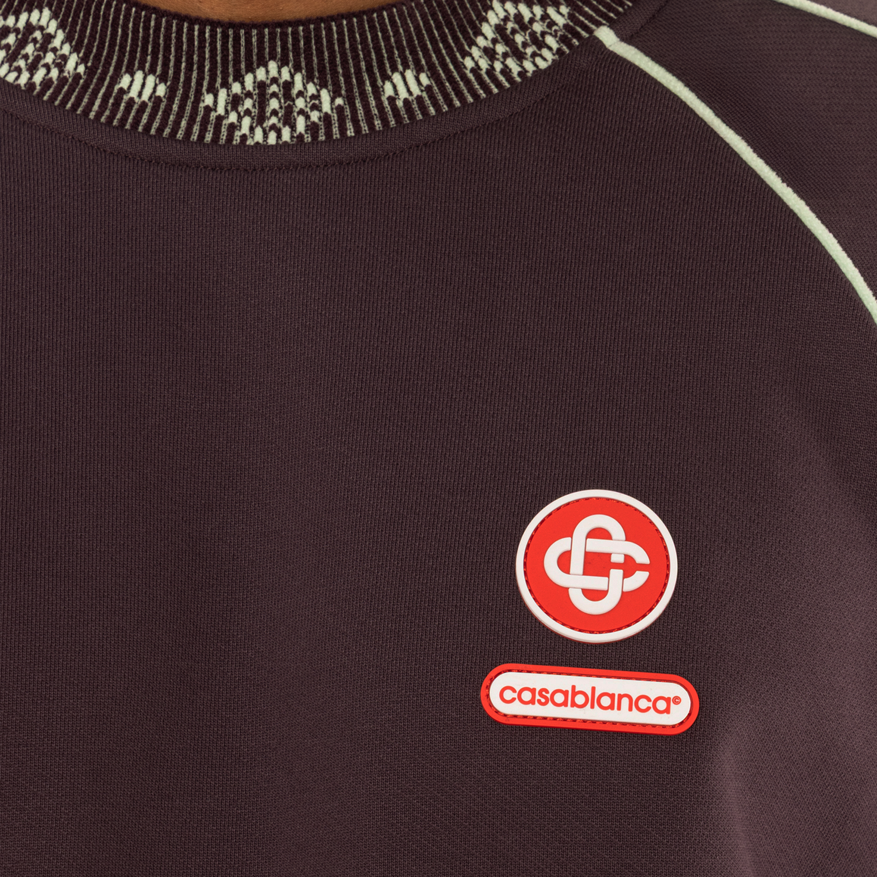 Buzo Morado Casablanca Logo Pvc Patch