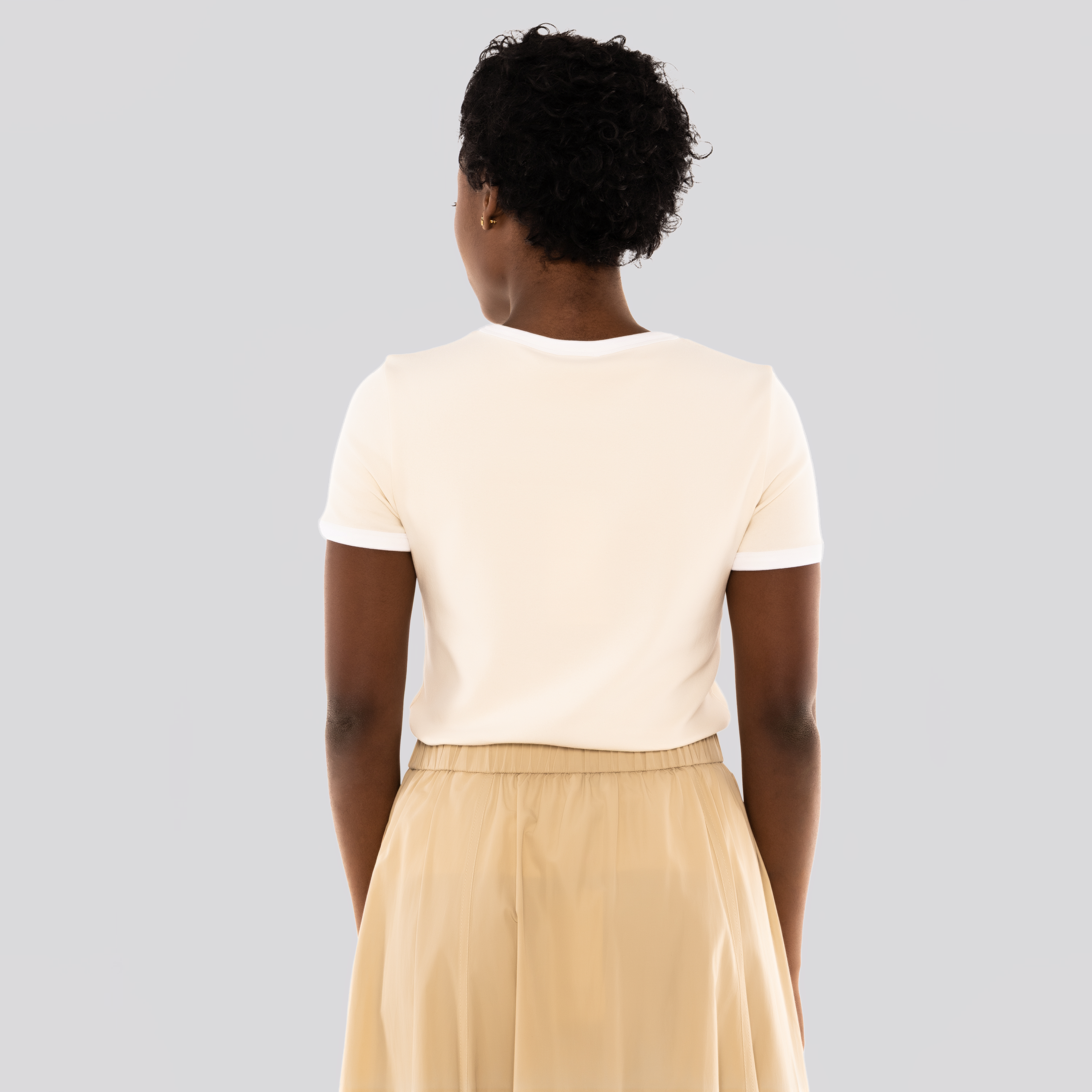 Camiseta Beige Kenzo Flower