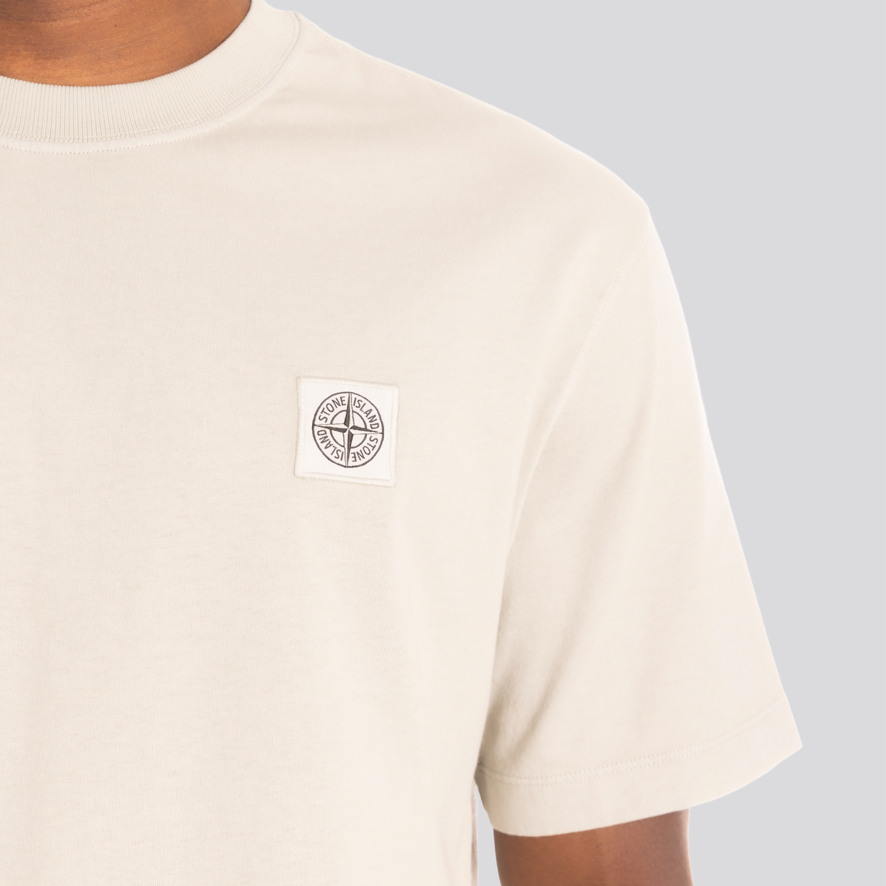 Camiseta Hueso Stone Island Compass