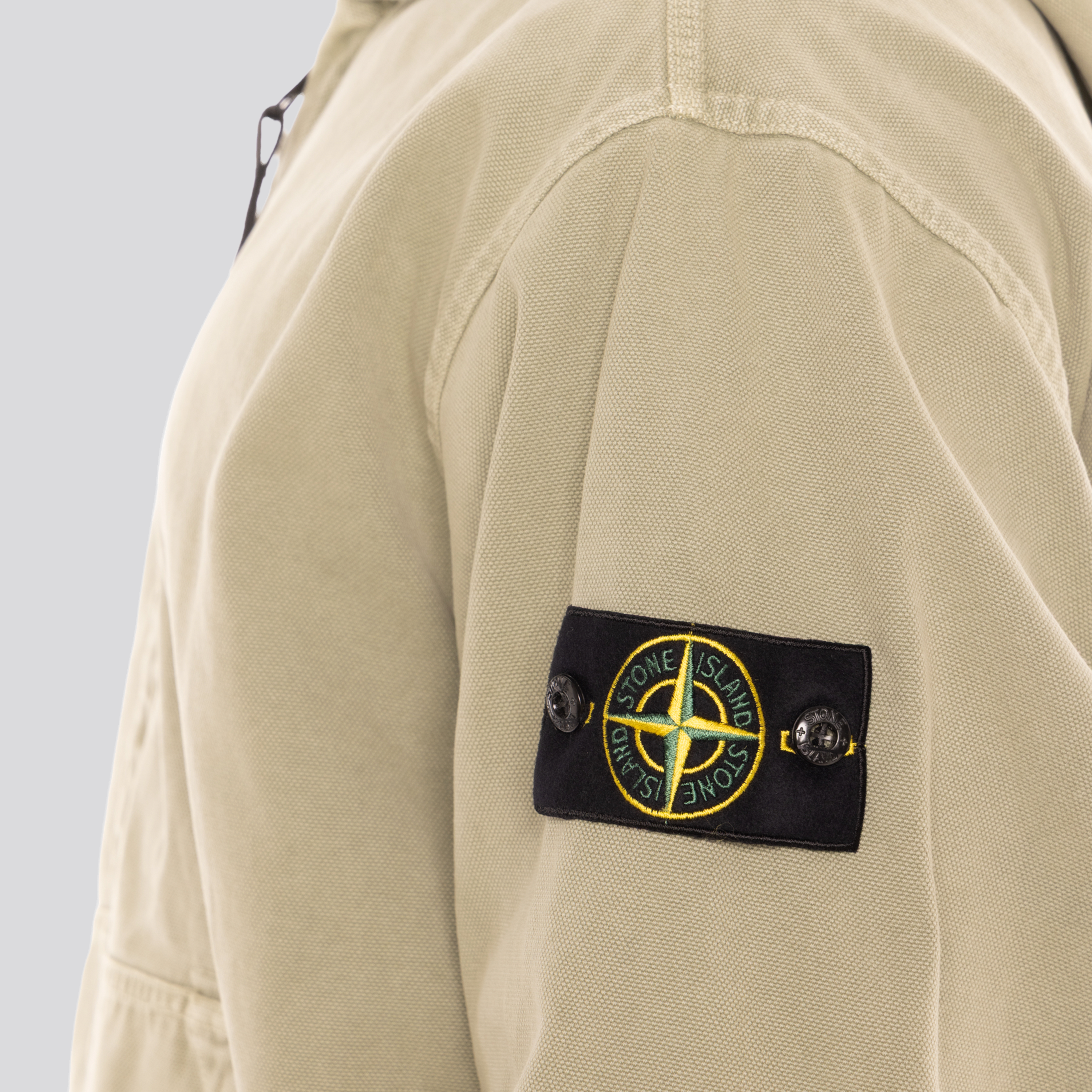 Chaqueta Beige Stone Island Tag
