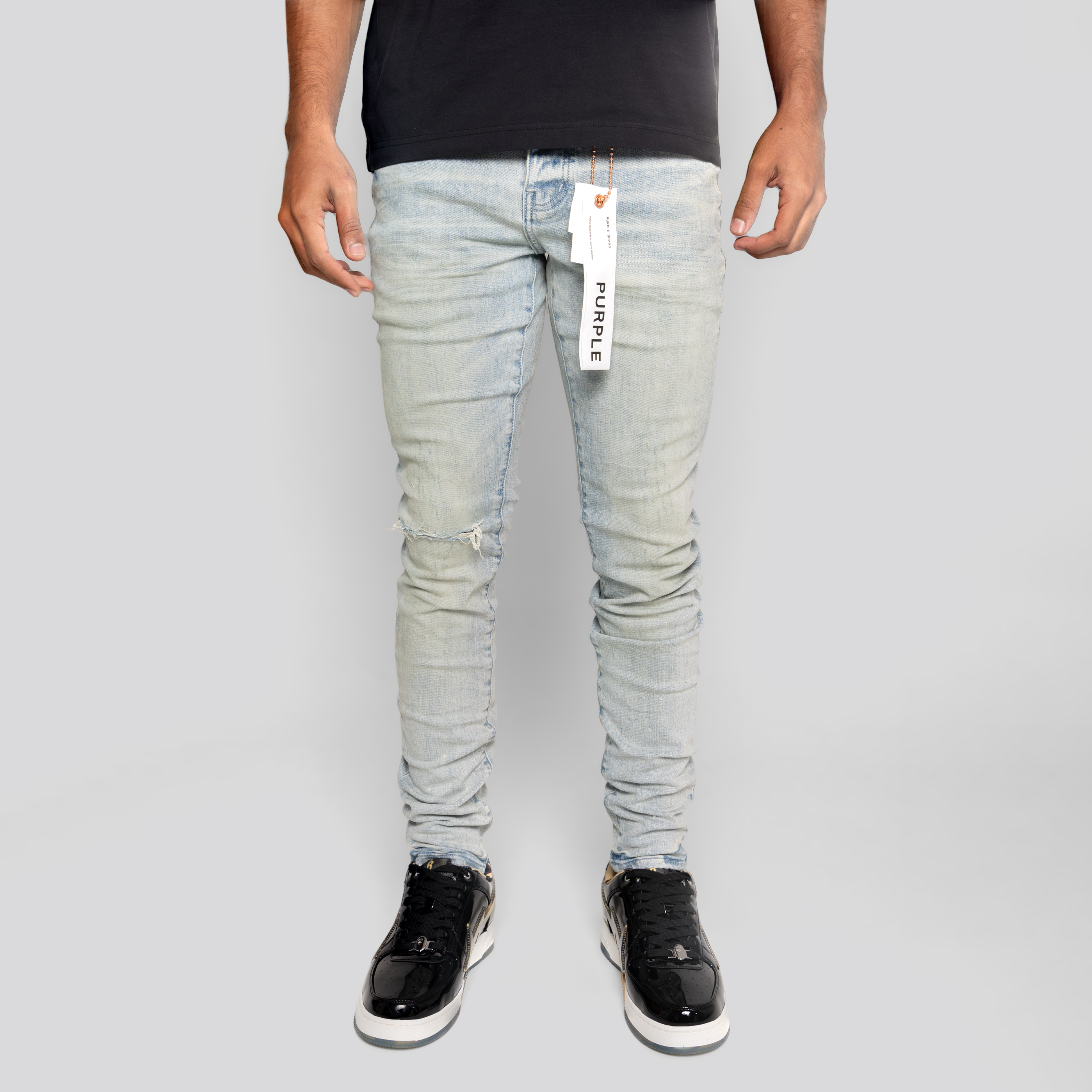 Jeans Denim PURPLE Reflective