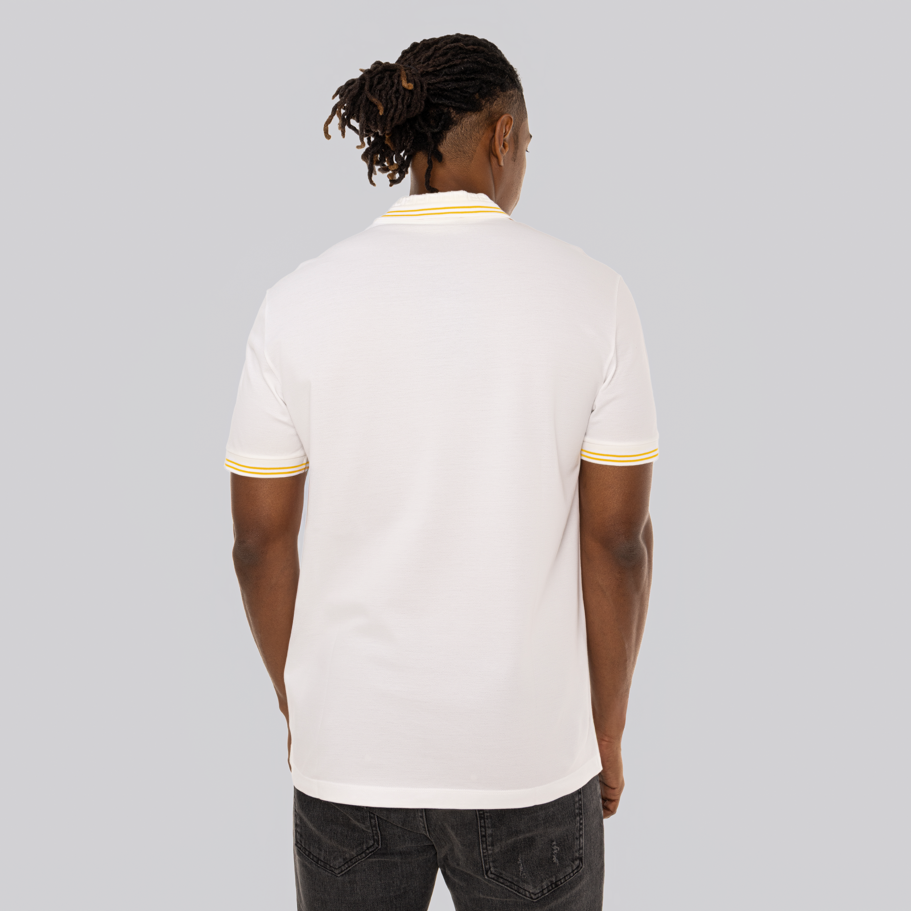 Camiseta Tipo Polo Negra Versace Medusa