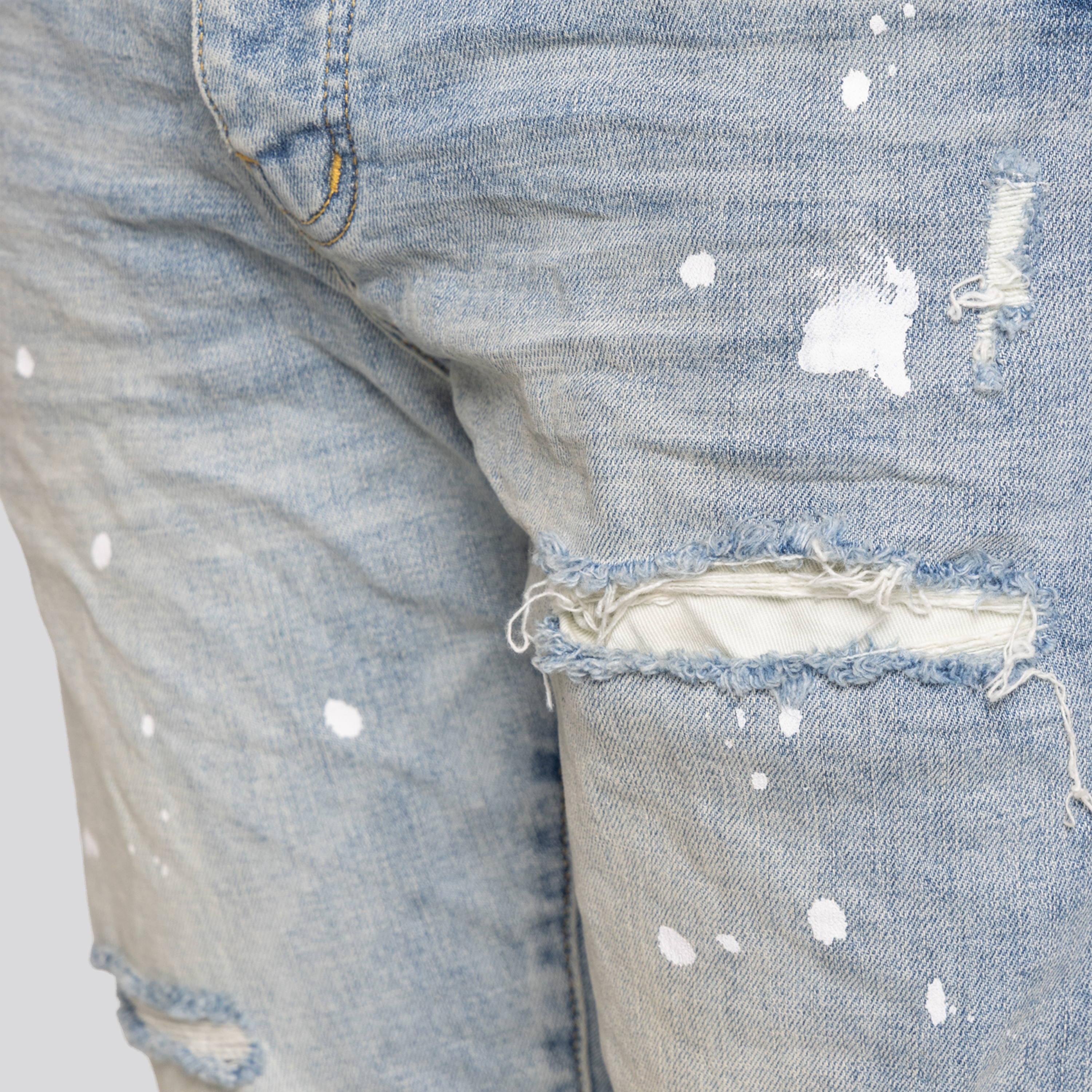 Jeans Denim PURPLE Paint