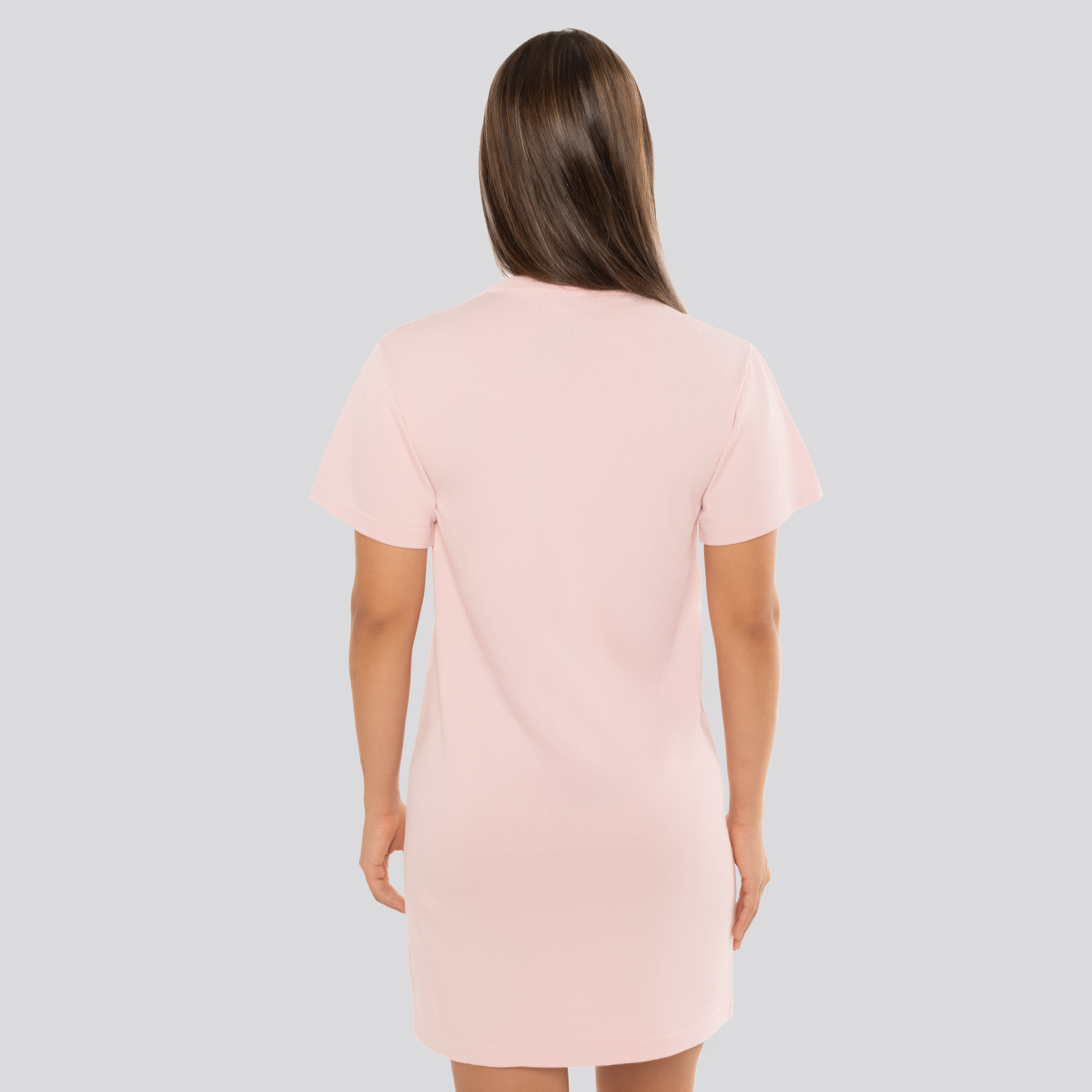 Vestido Rosado Moschino Teddy Long Sleeves