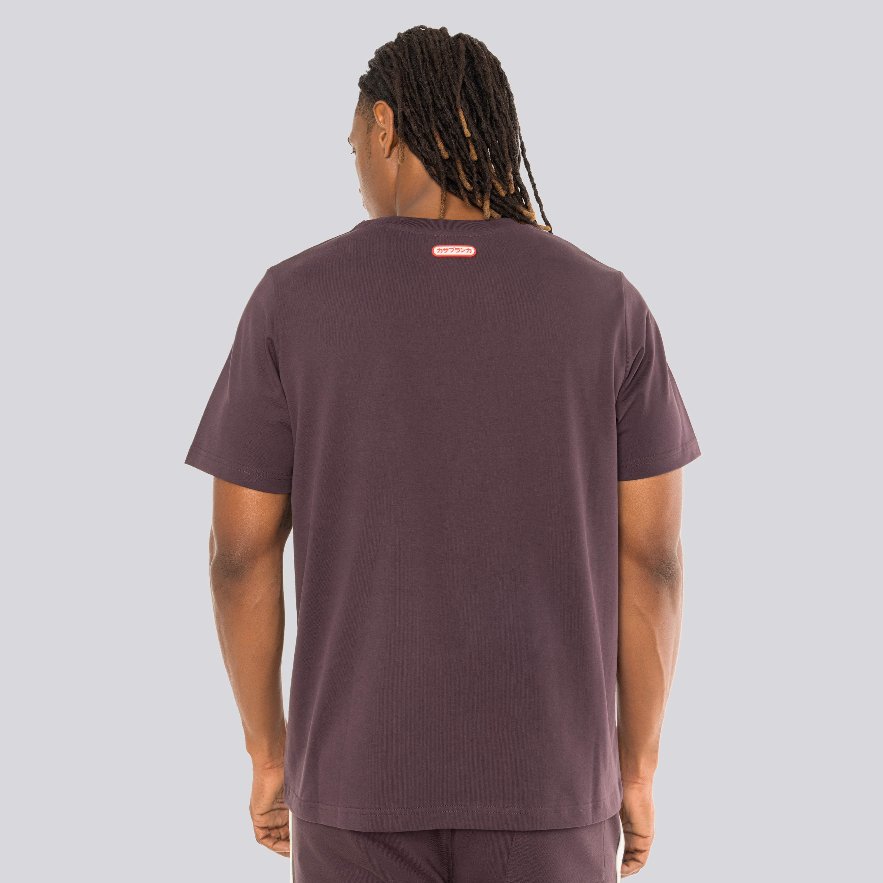 Camiseta Morado Casablanca Logo Patch
